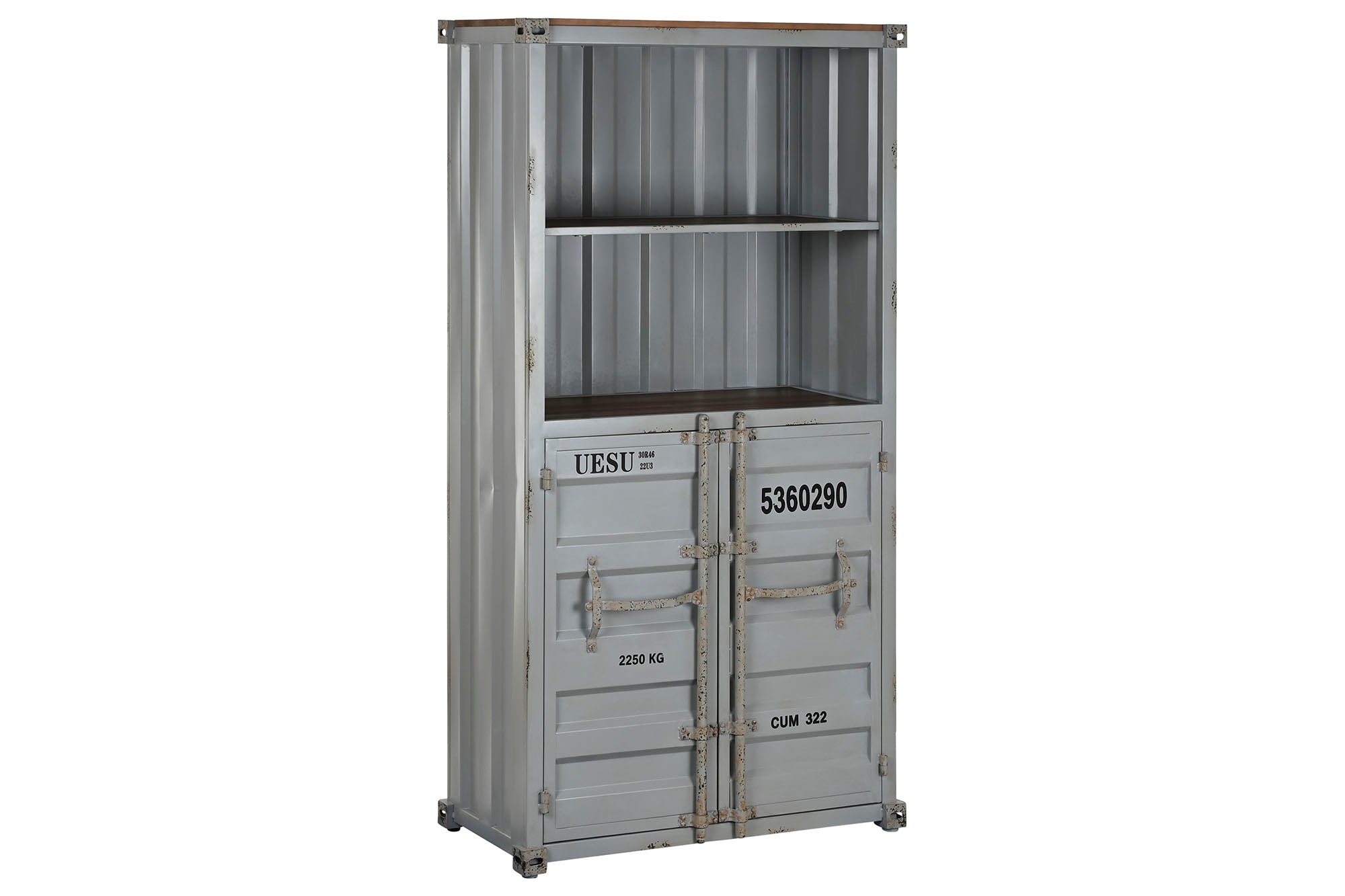 Estanteria Metal Mdf 87X44X168,5 Container Gris