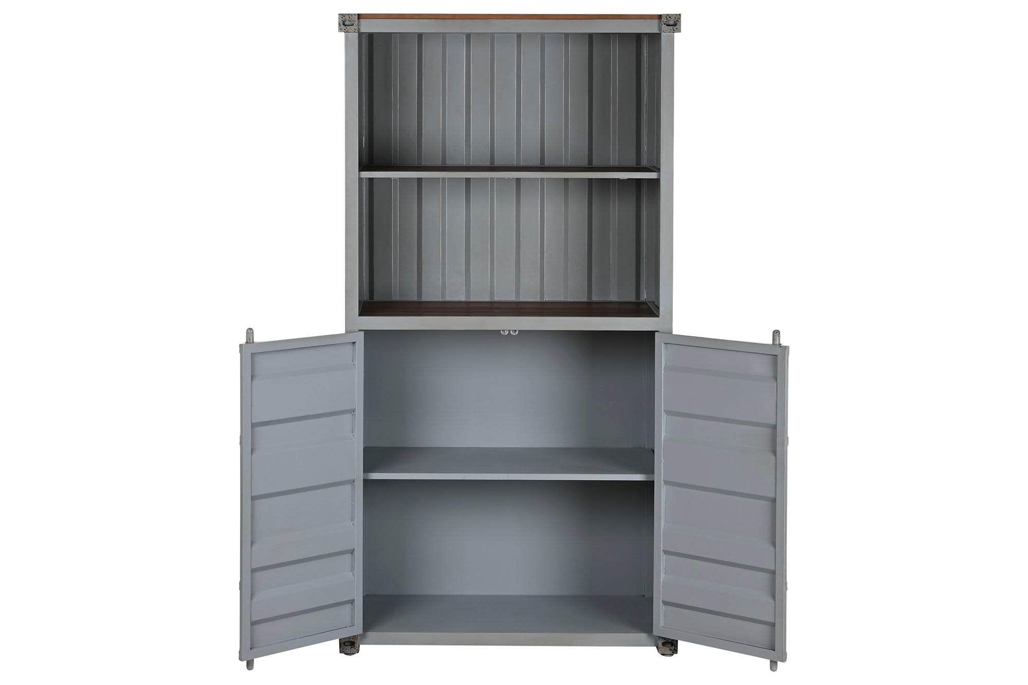 Estanteria Metal Mdf 87X44X168,5 Container Gris