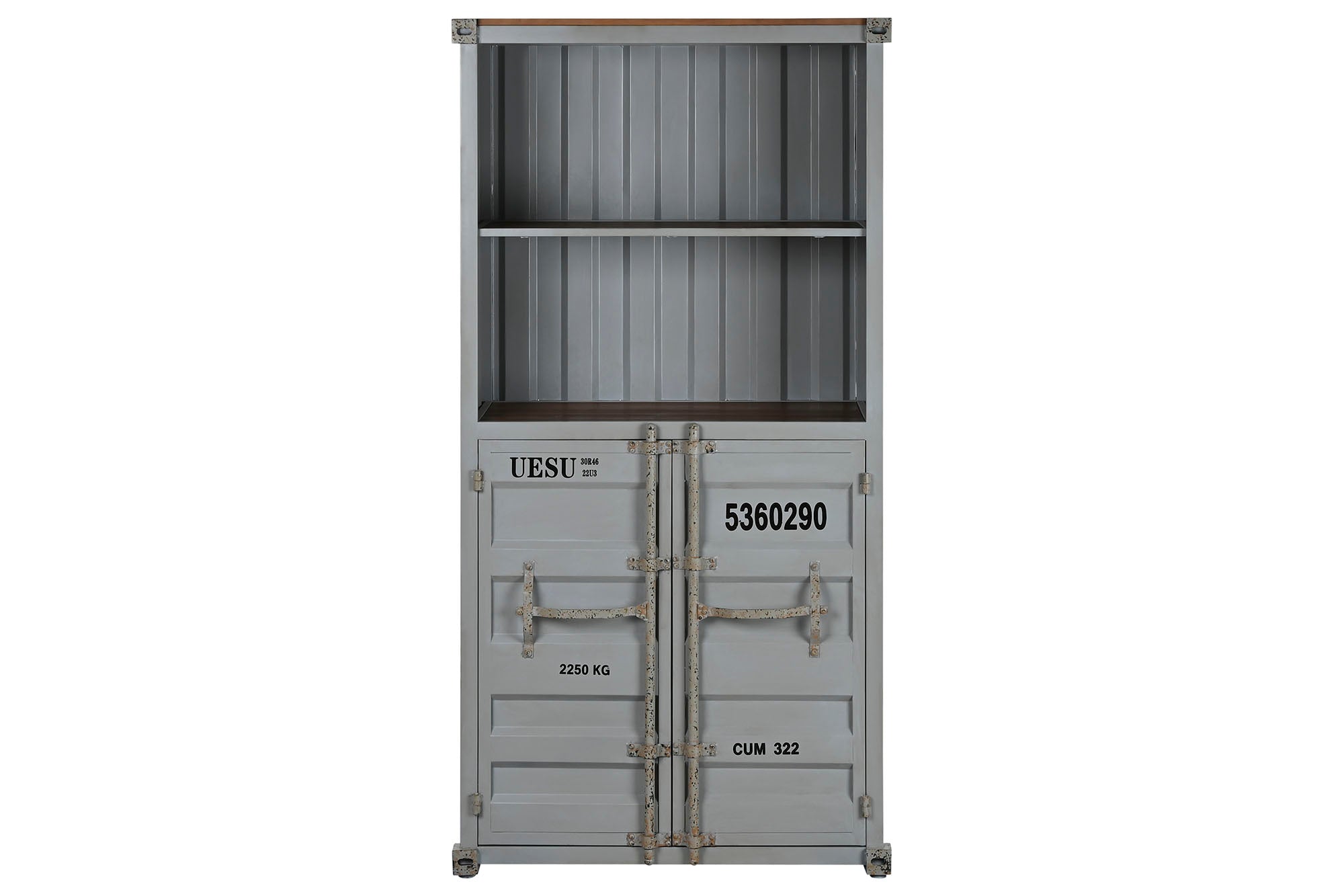 Estanteria Metal Mdf 87X44X168,5 Container Gris