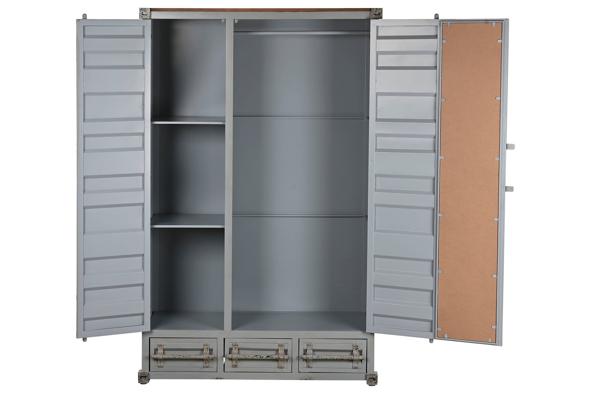 Armario Metal 112X46X174 Container Gris