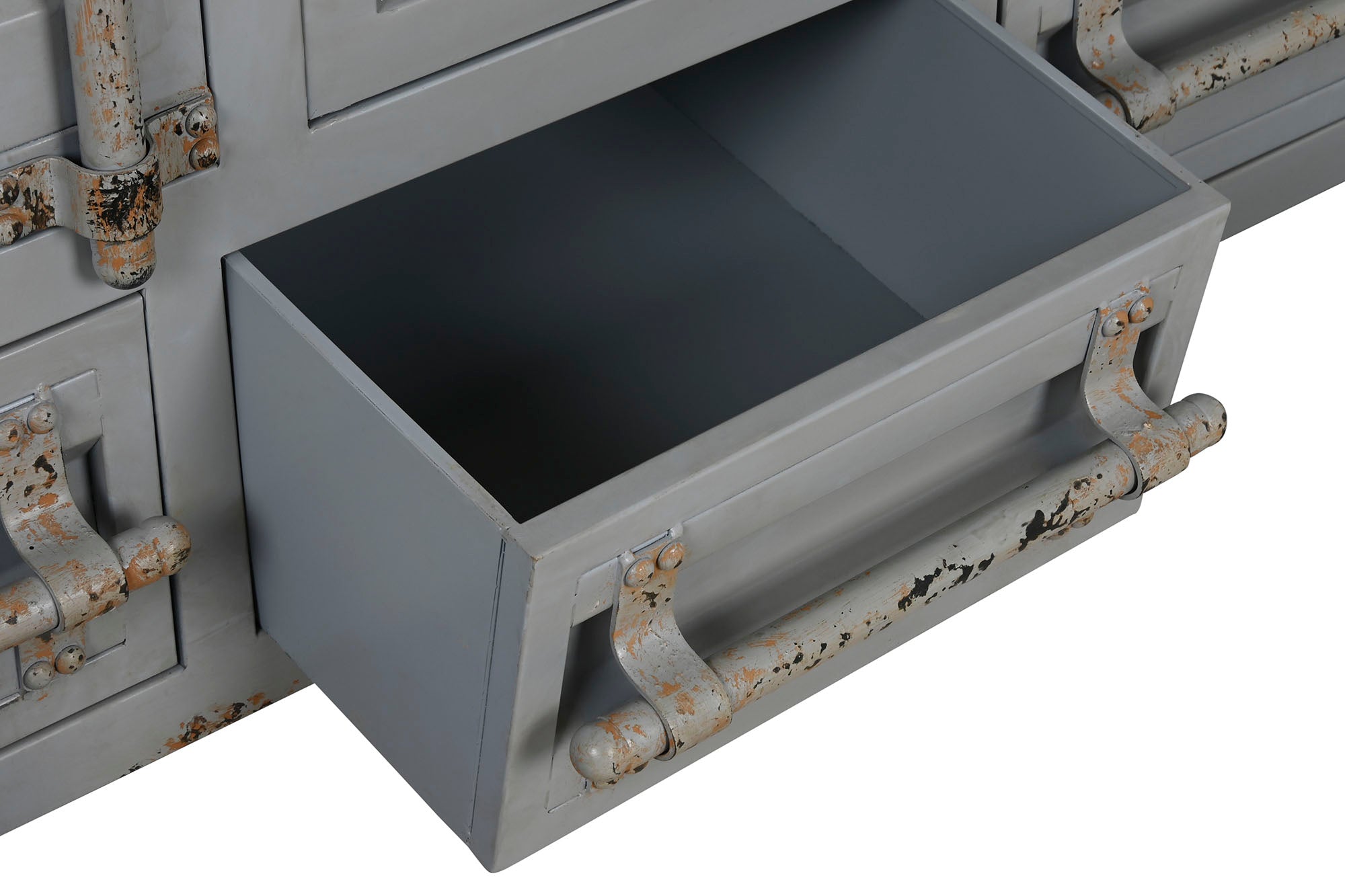 Metal Cabinet 112X46X174 Container Gray