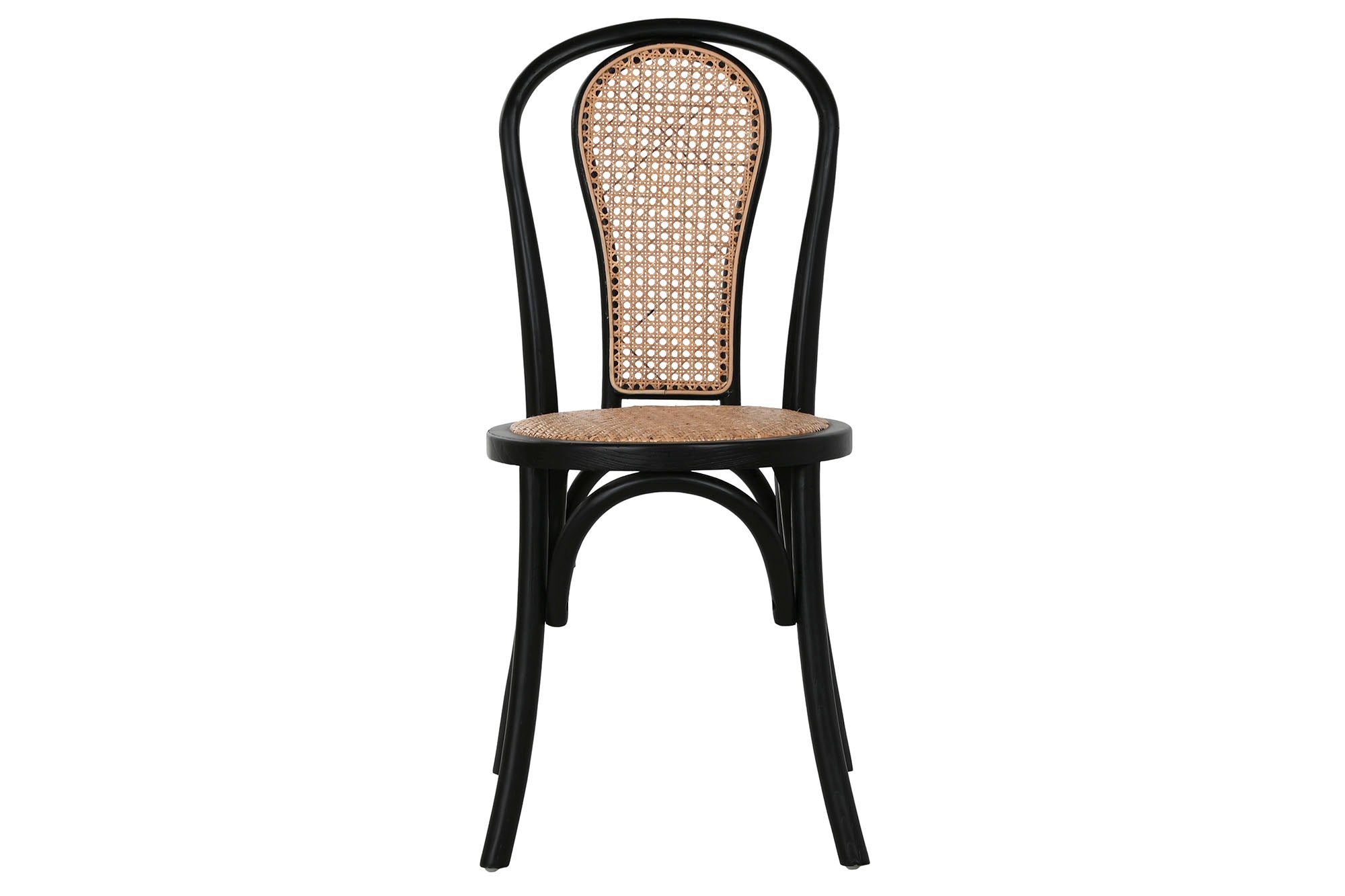 Elm Rattan Chair 40X42.5X89 Black