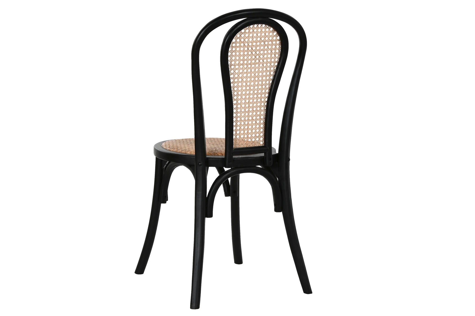 Silla Olmo Ratan 40X42,5X89 Negro