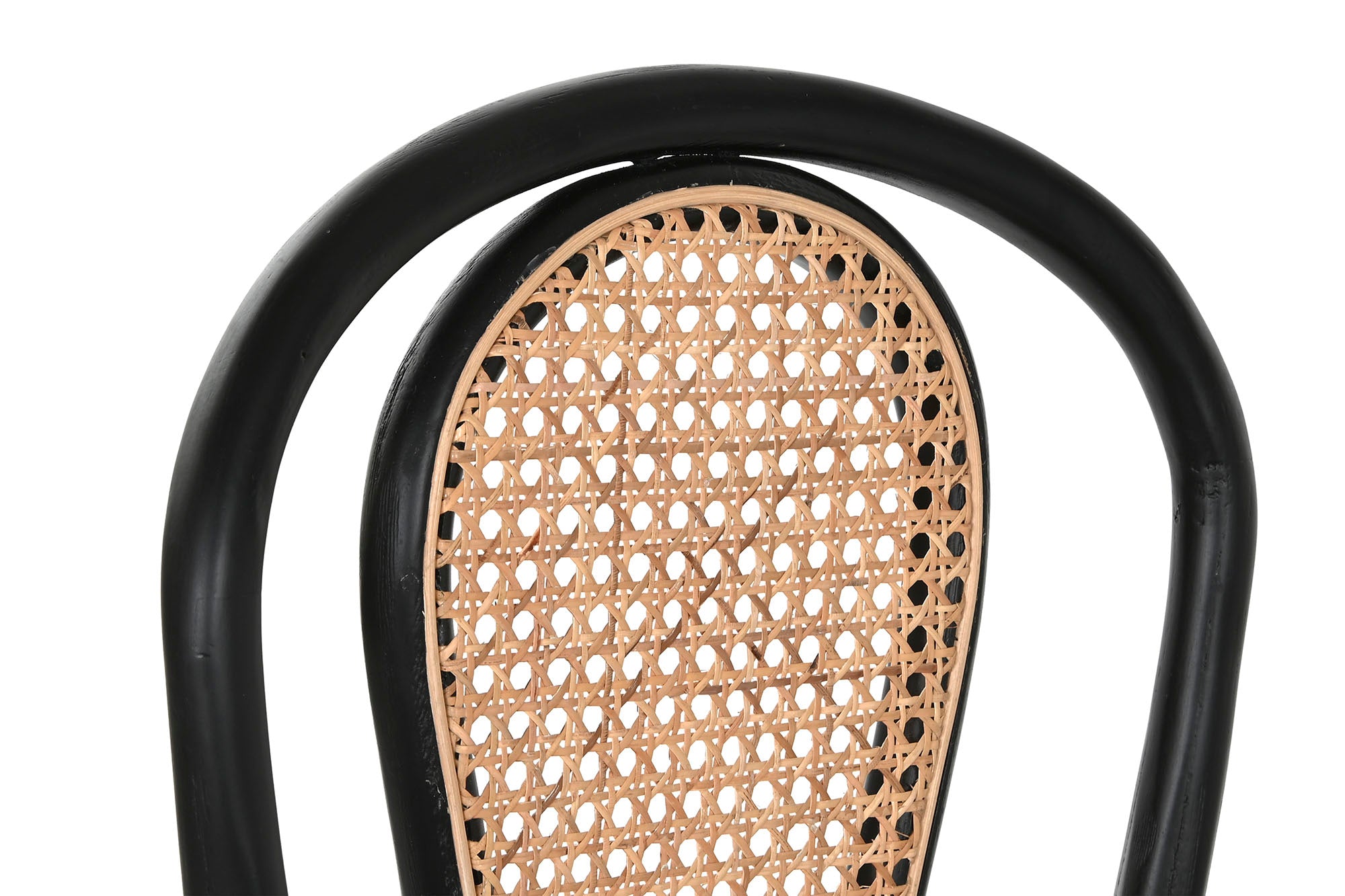Elm Rattan Chair 40X42.5X89 Black