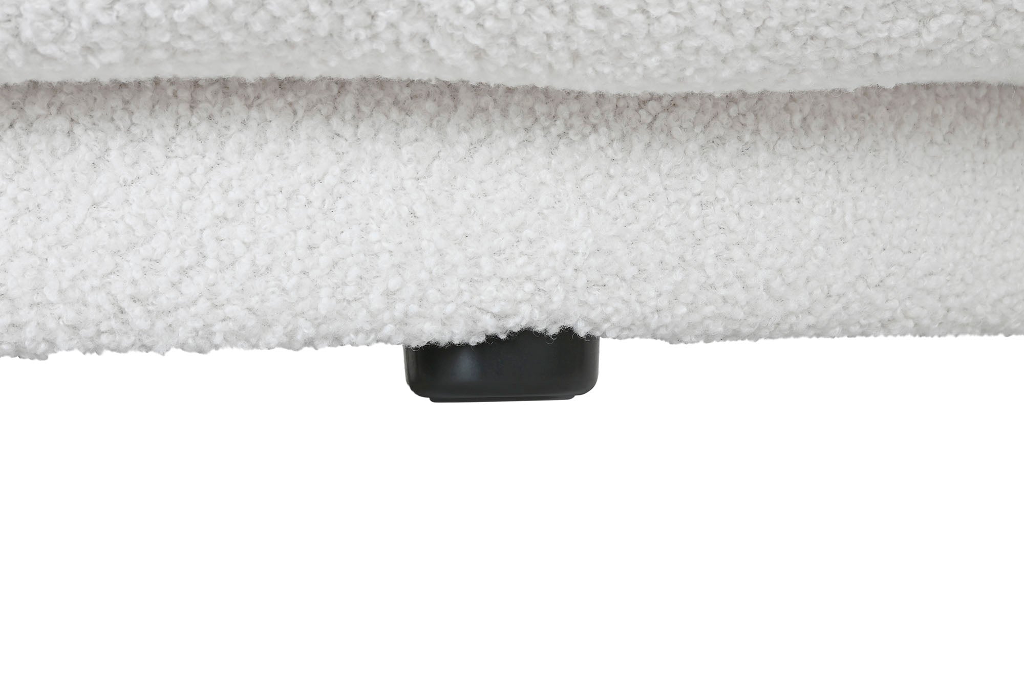 Sofá de poliéster 195x103x74 branco nuvem