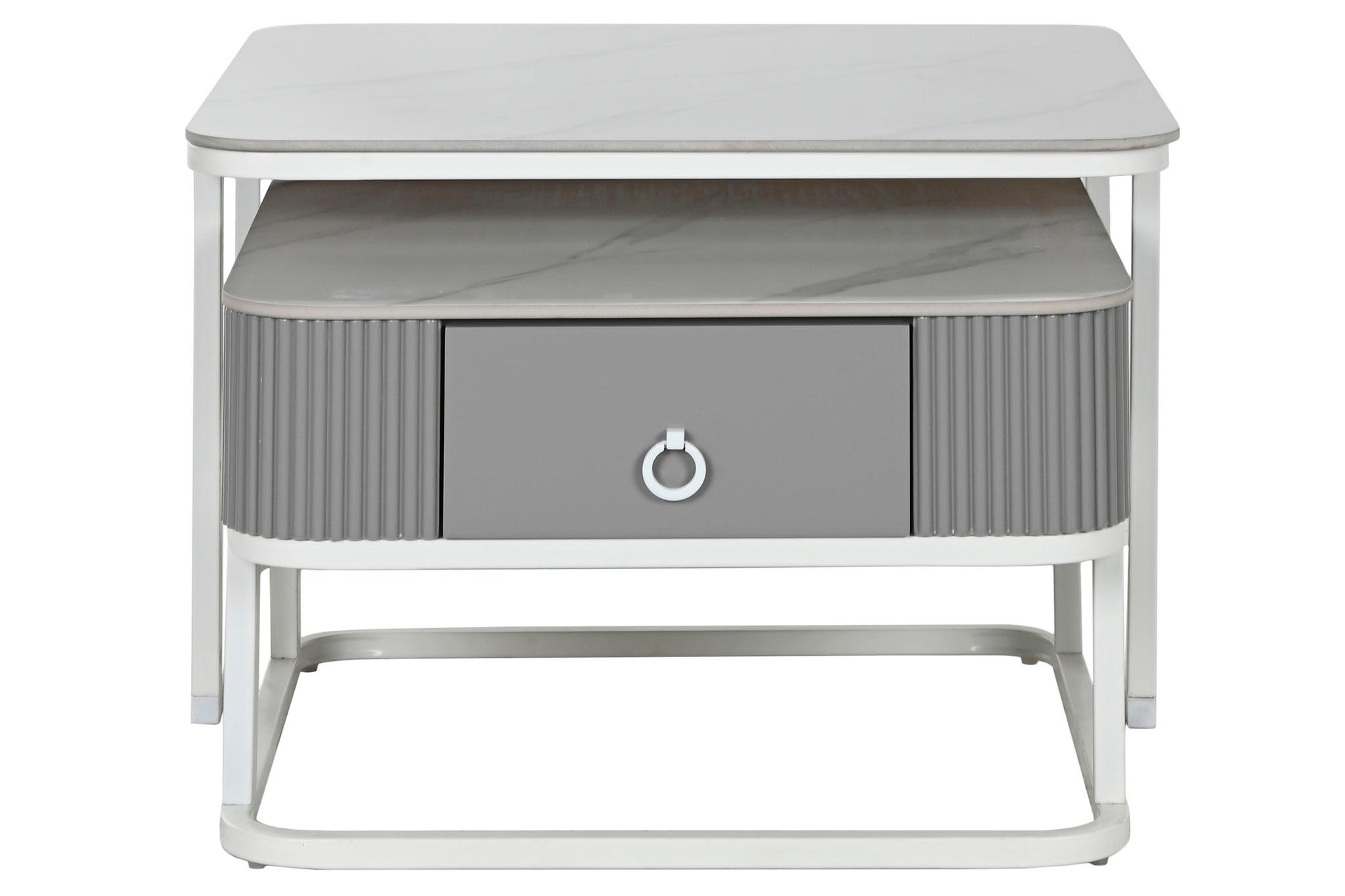 Coffee Table Set 2 Sintered Stone 70X70X45