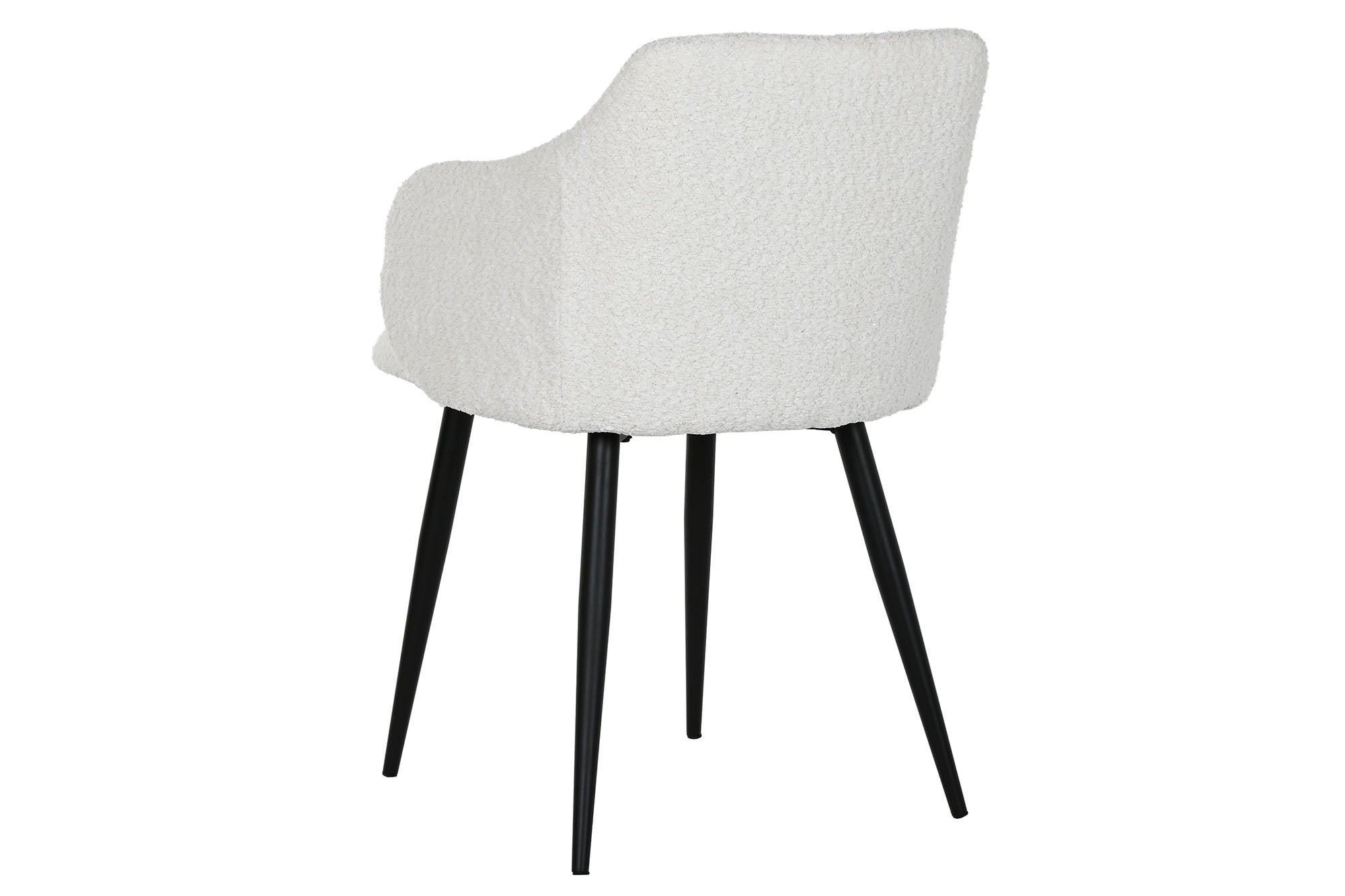 Polyester Metal Chair 50X55X88 Teddy White