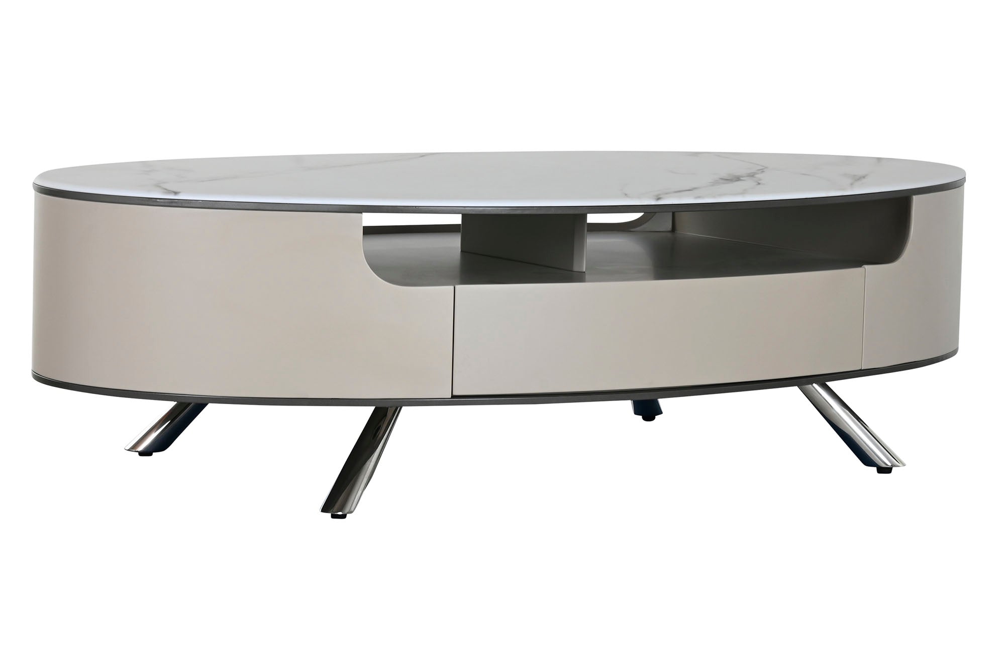 Marble Steel Coffee Table 140X75X40 Beige