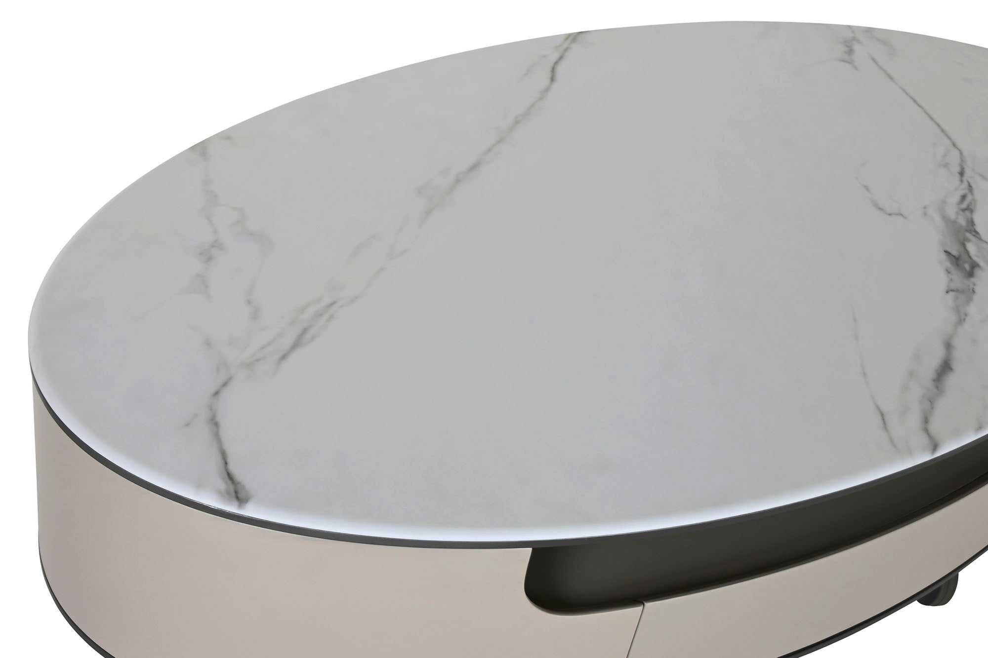 Marble Steel Coffee Table 140X75X40 Beige
