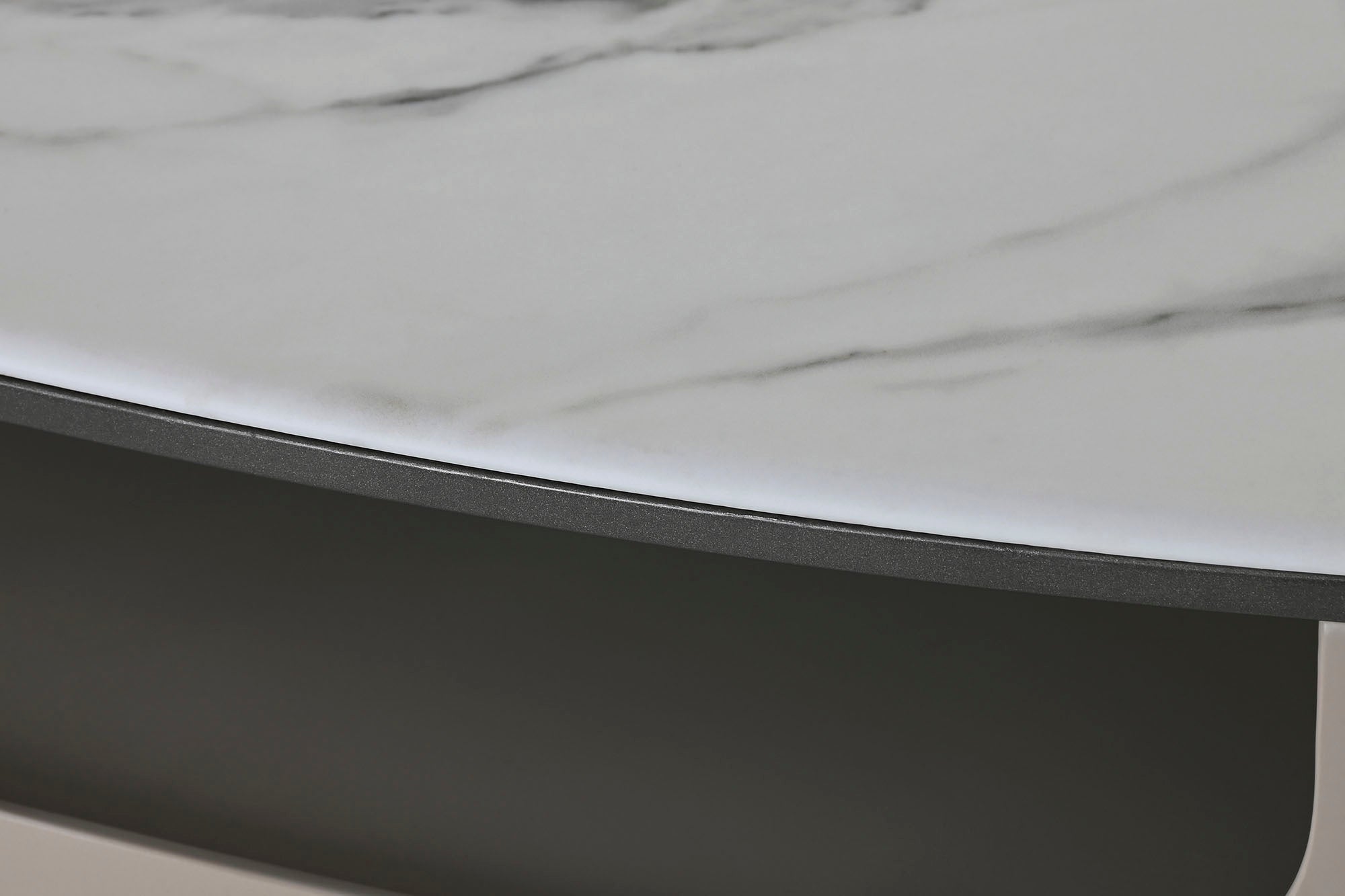 Marble Steel Coffee Table 140X75X40 Beige