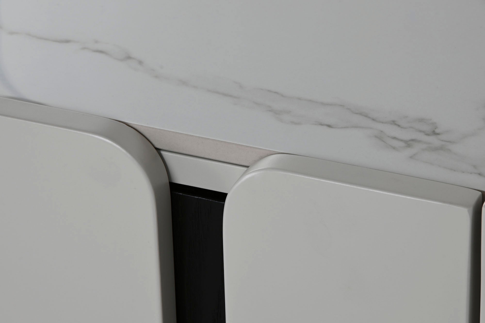 Marble TV Cabinet MDF 200x40x42 Beige