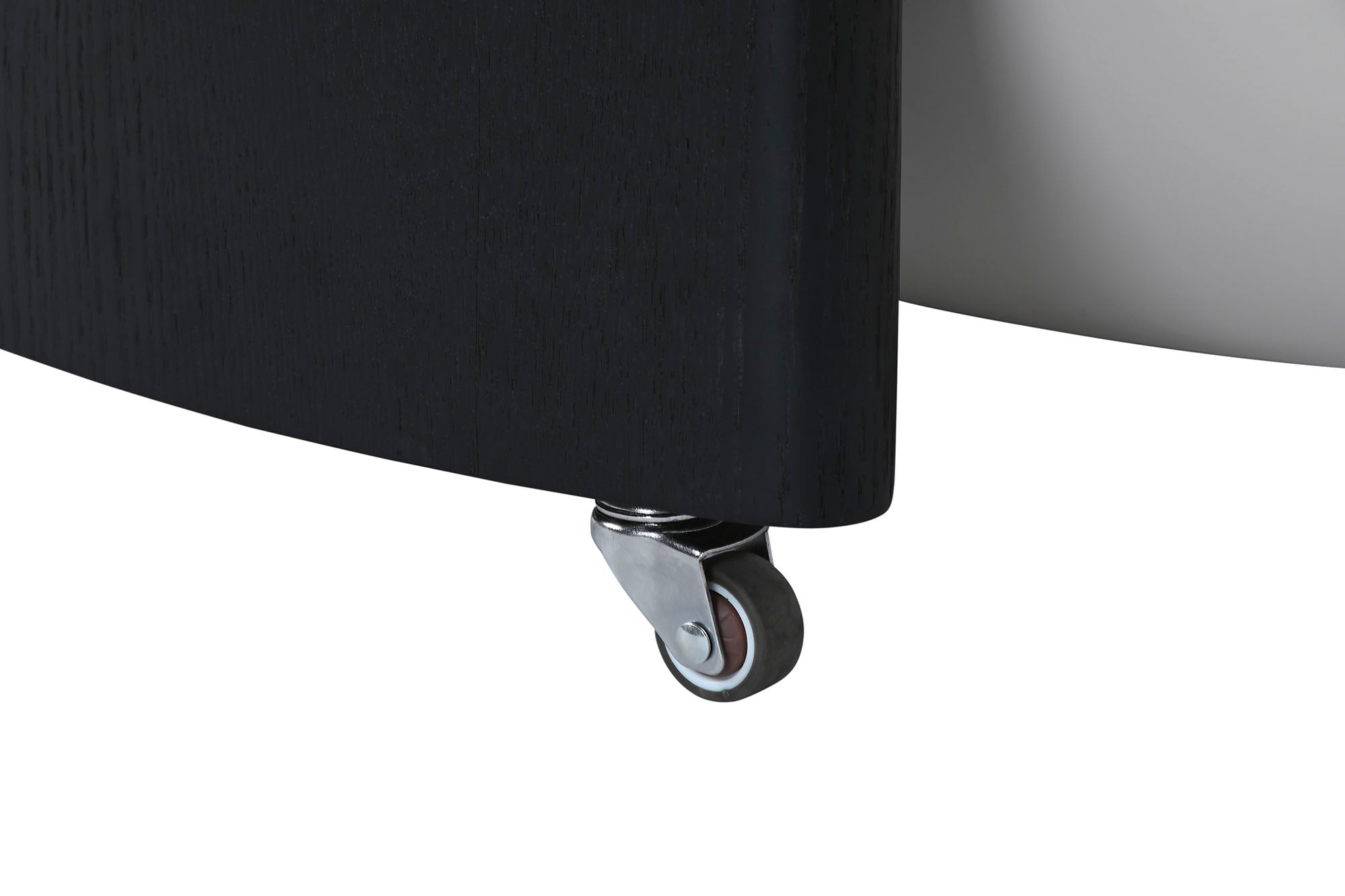 Mesa Centro Cristal Mdf 85X120X37 Negro