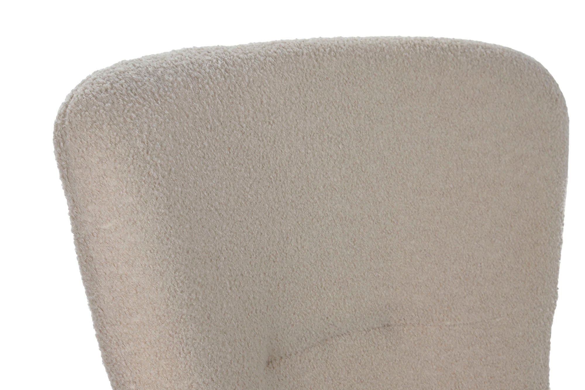 Rocking Chair Metal Polyester 74X90X95 Sheepskin