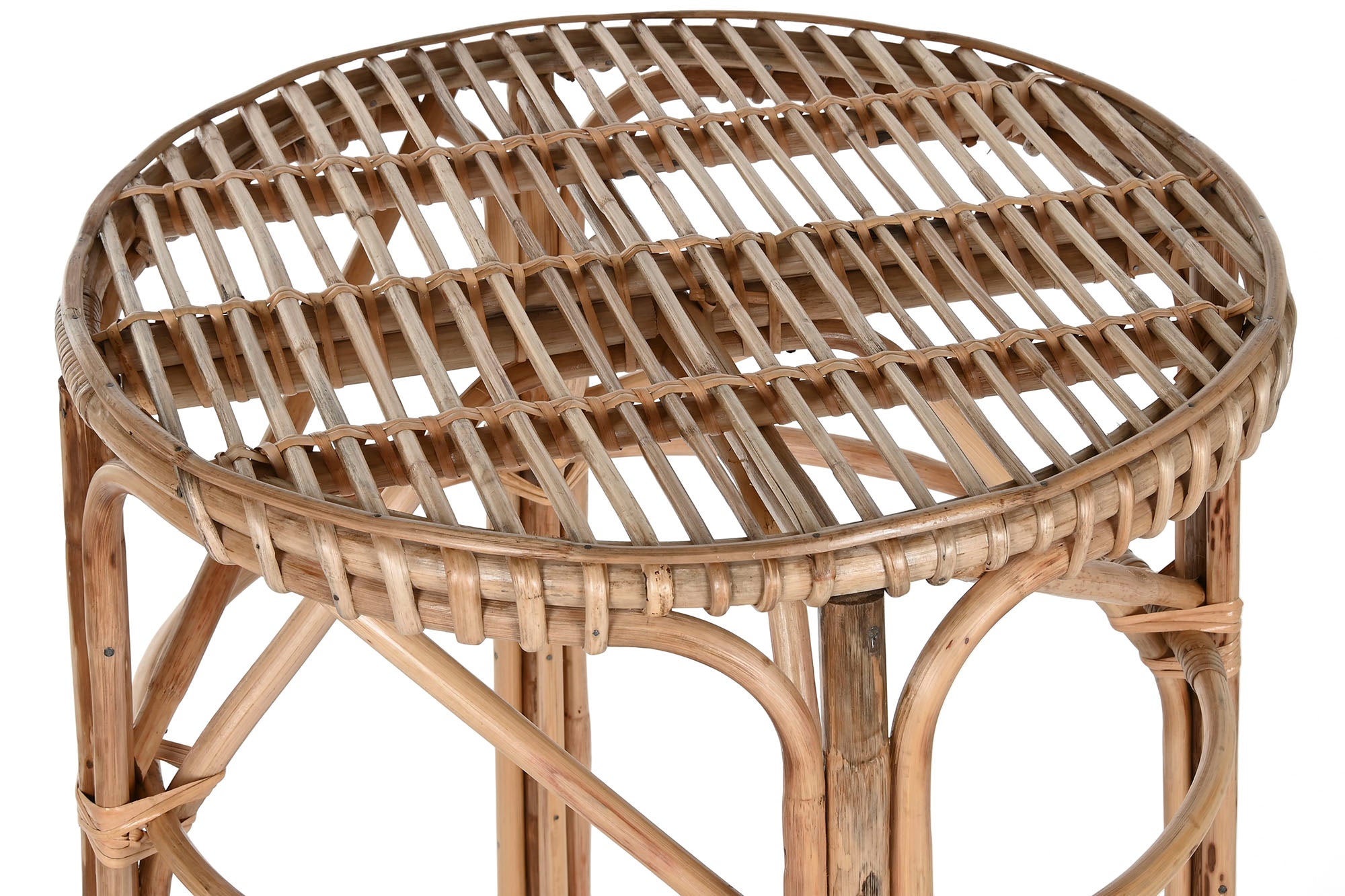 Mesa Mimbre 59X59X108 Natural