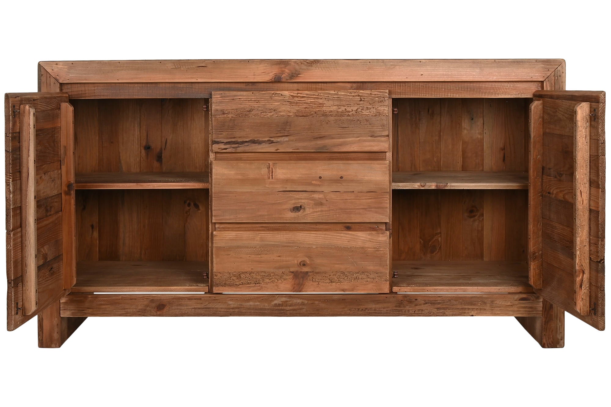 Buffet Madera Reciclada Pino 160X48X90 Natural