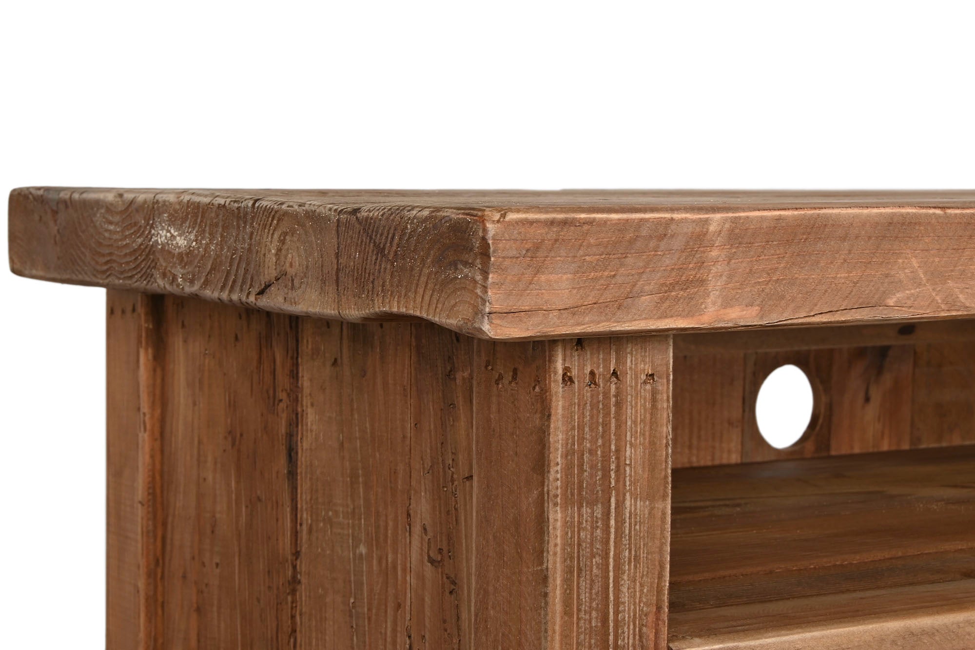 Mueble Tv Madera Reciclada Pino 210X48X60 Natural