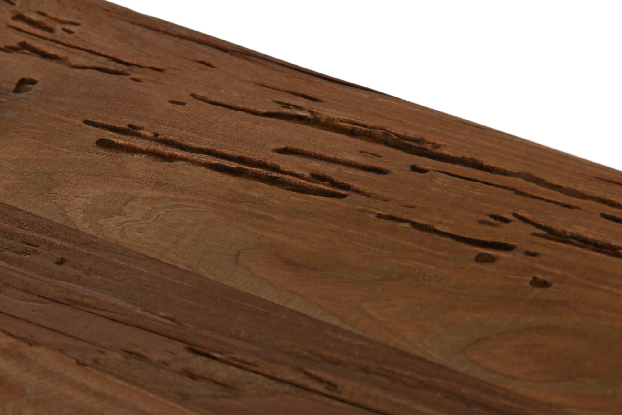 Console de madeira de pinho reciclada 160X48X80 Natural