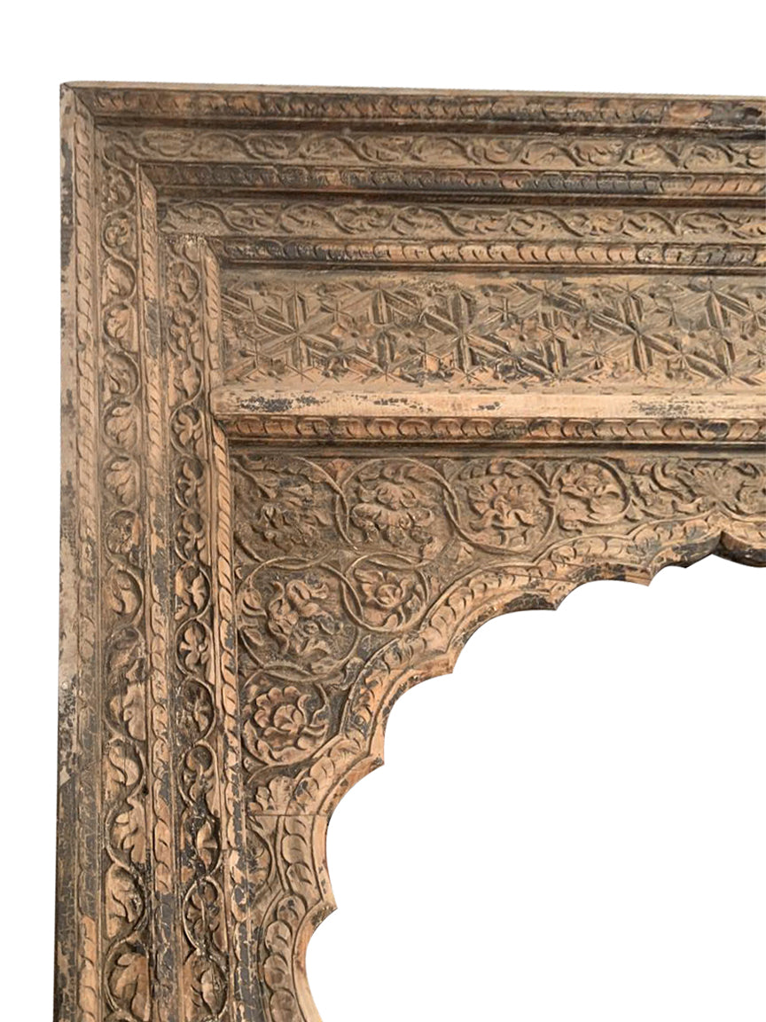 Arco de Teca 144,5x11x277,5 Peça Única Natural