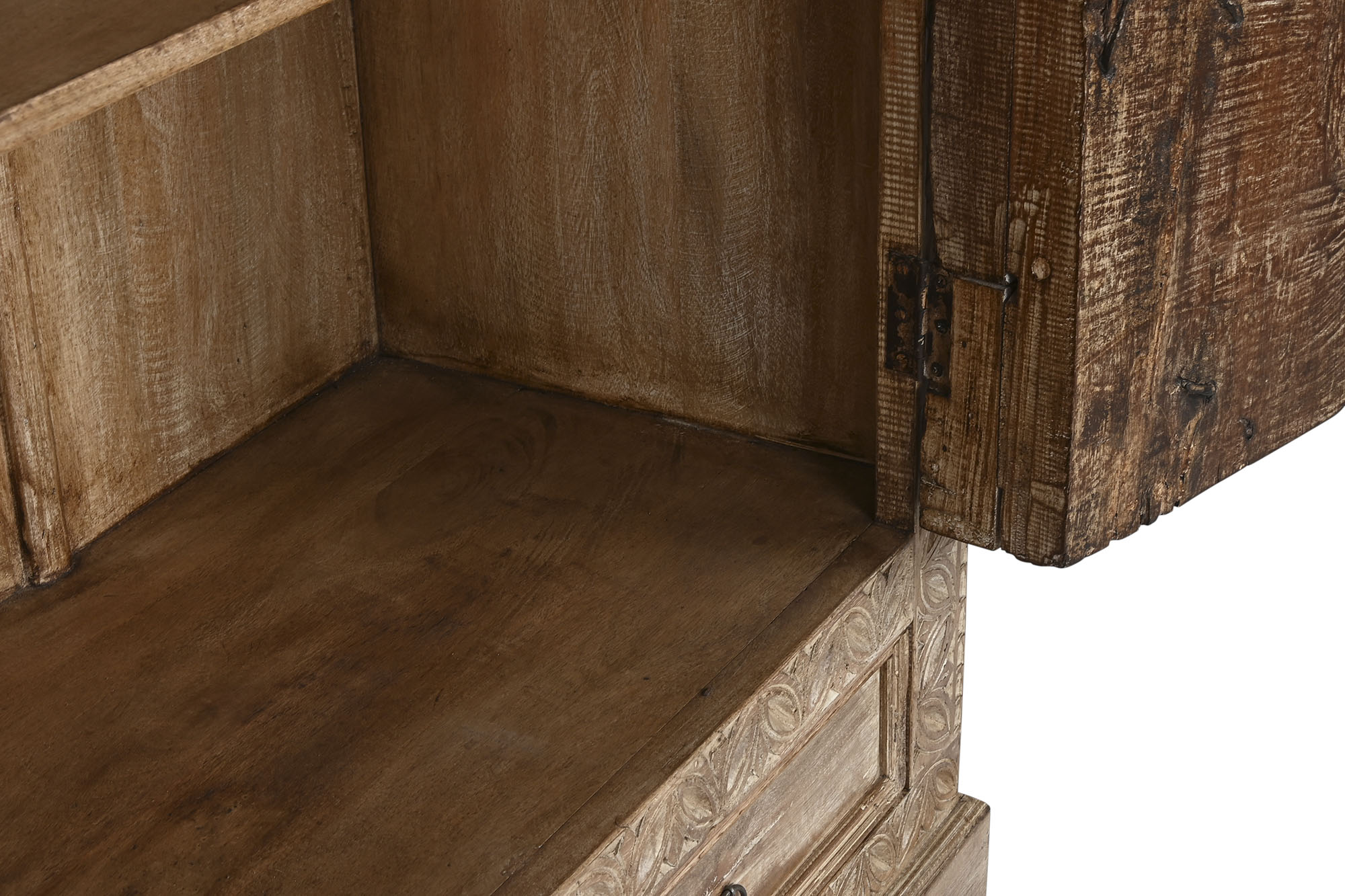 Teak Wardrobe 122x51x216 Single Piece Natural