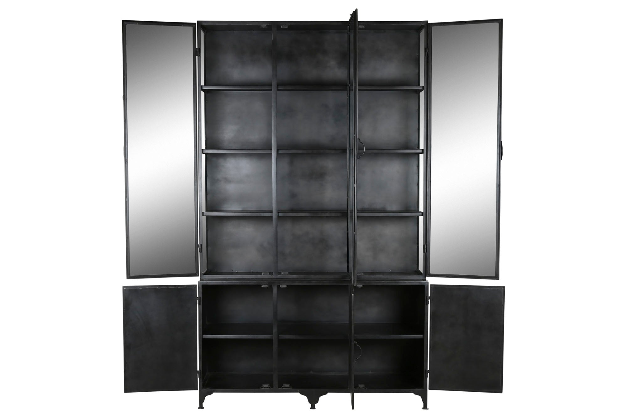 Vitrina Metal 142X47X240 Xxl Dos Cuerpos