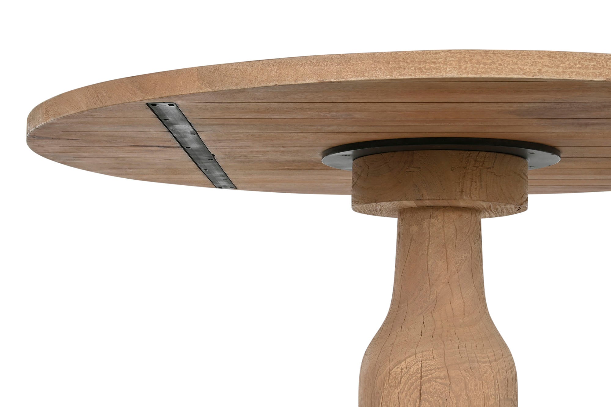 Mesa Comedor Mango 140X140X76 Pie Torneado