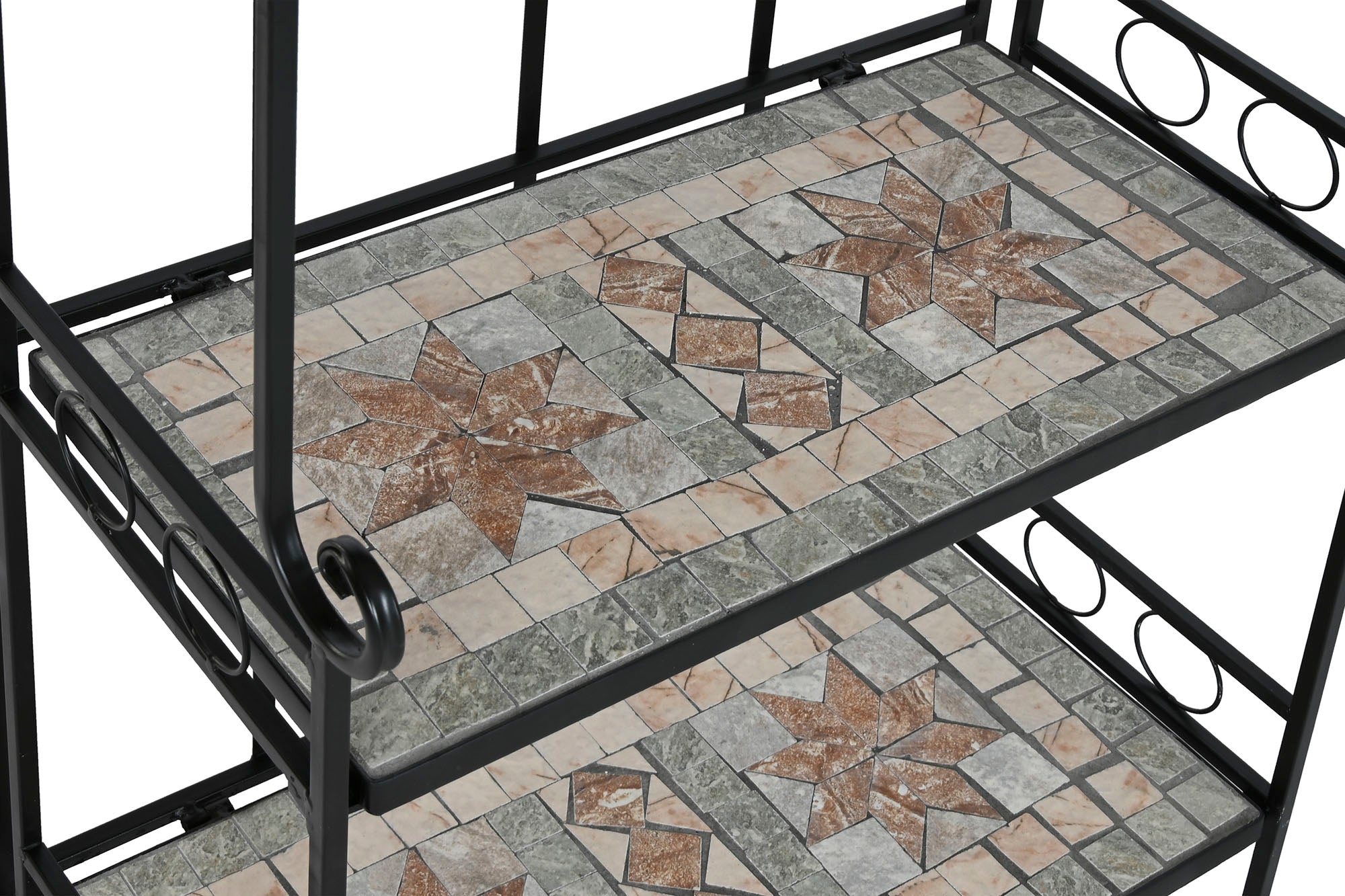 Estanteria Forja Ceramica 58X31,5X117 Mosaico