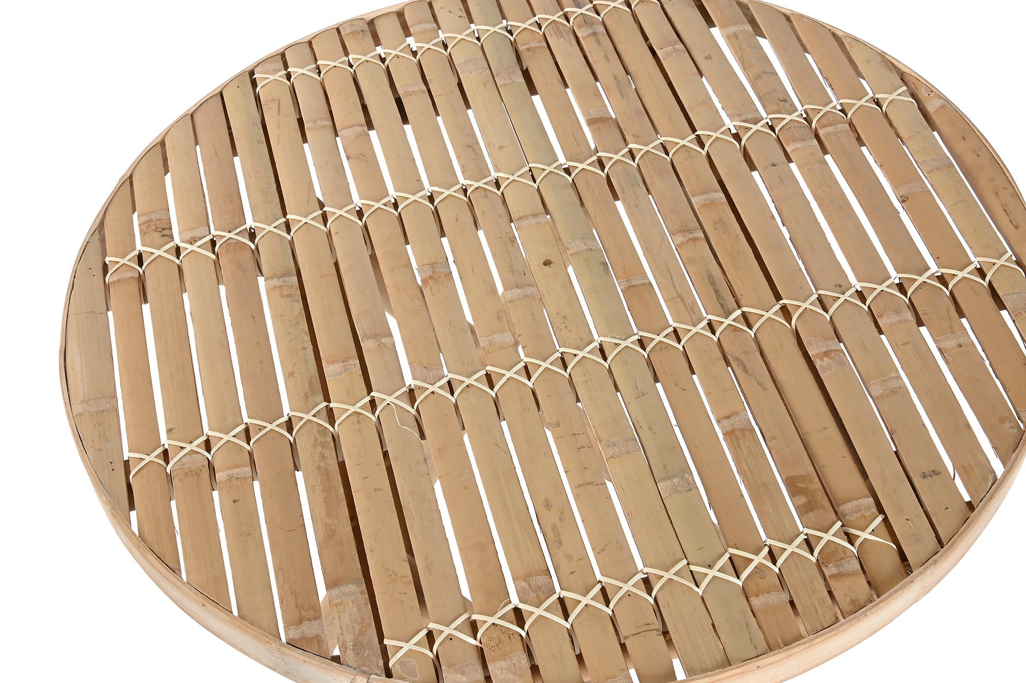 Mesa Set 3 Bambu 61X61X73 Plegable