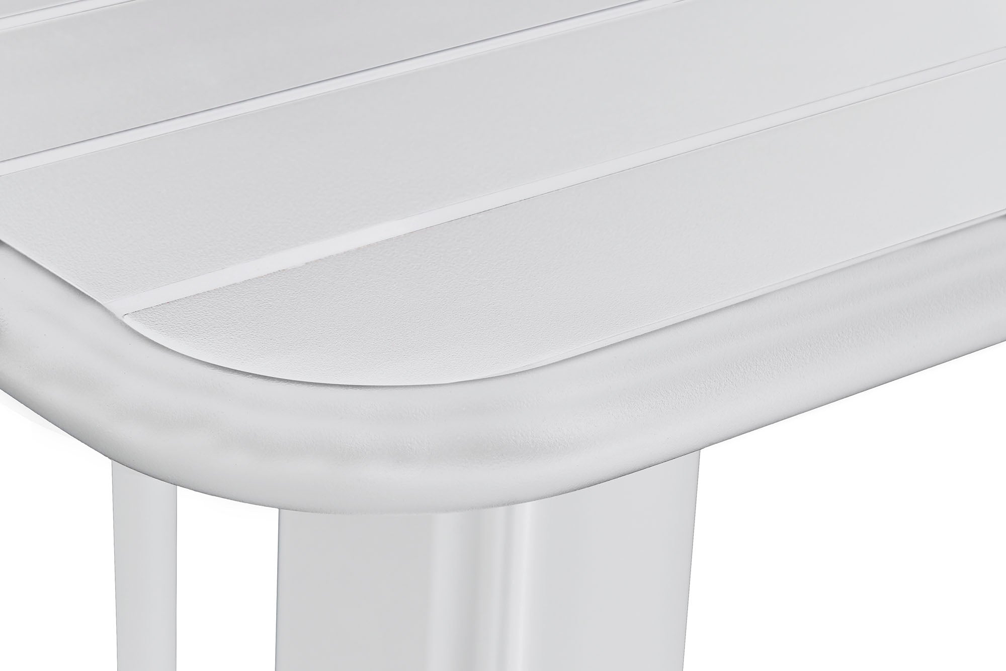 Bar Table Set 3 Pp Metal 60X60X102 White Stool