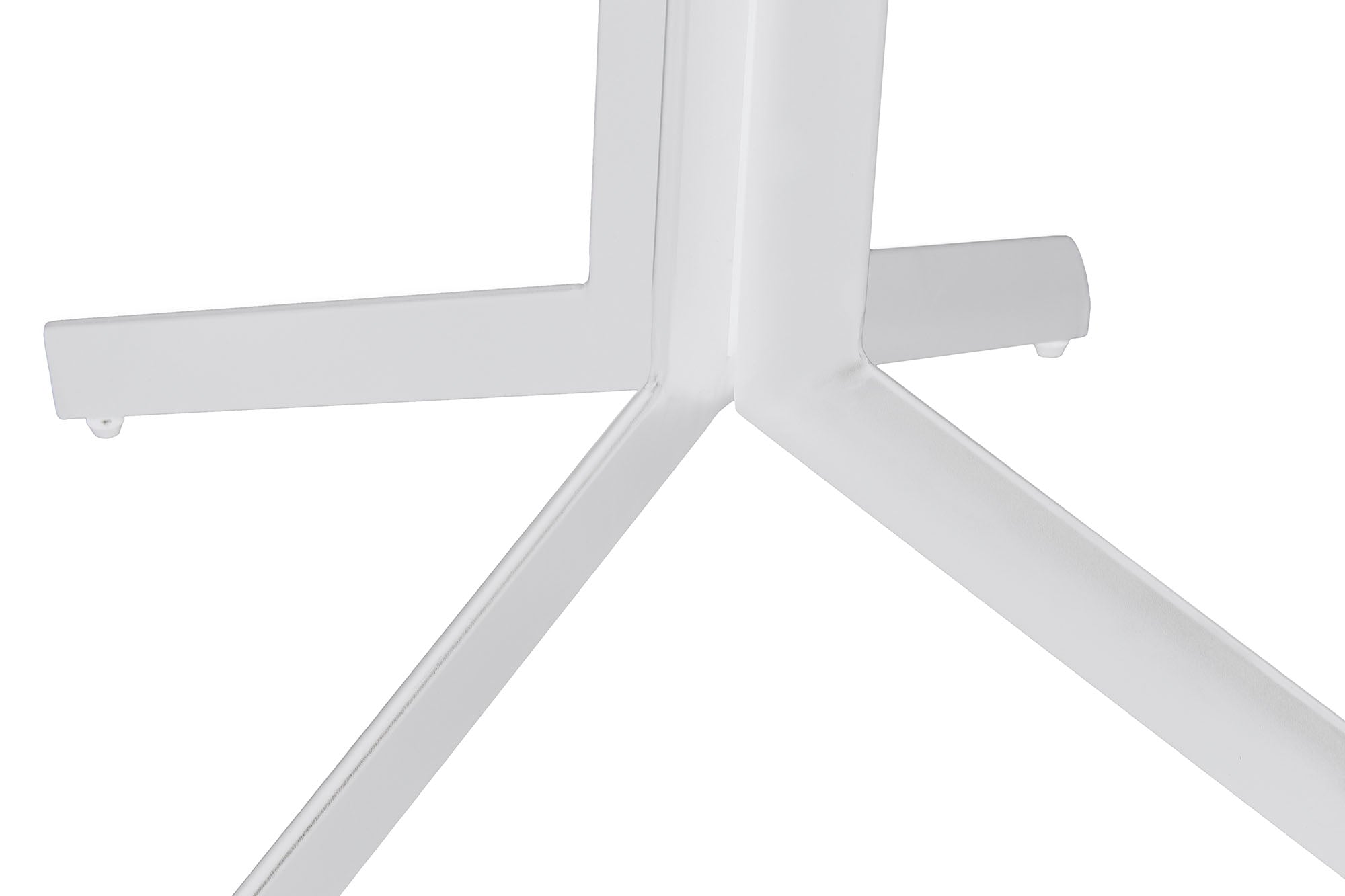 Bar Table Set 3 Pp Metal 60X60X102 White Stool