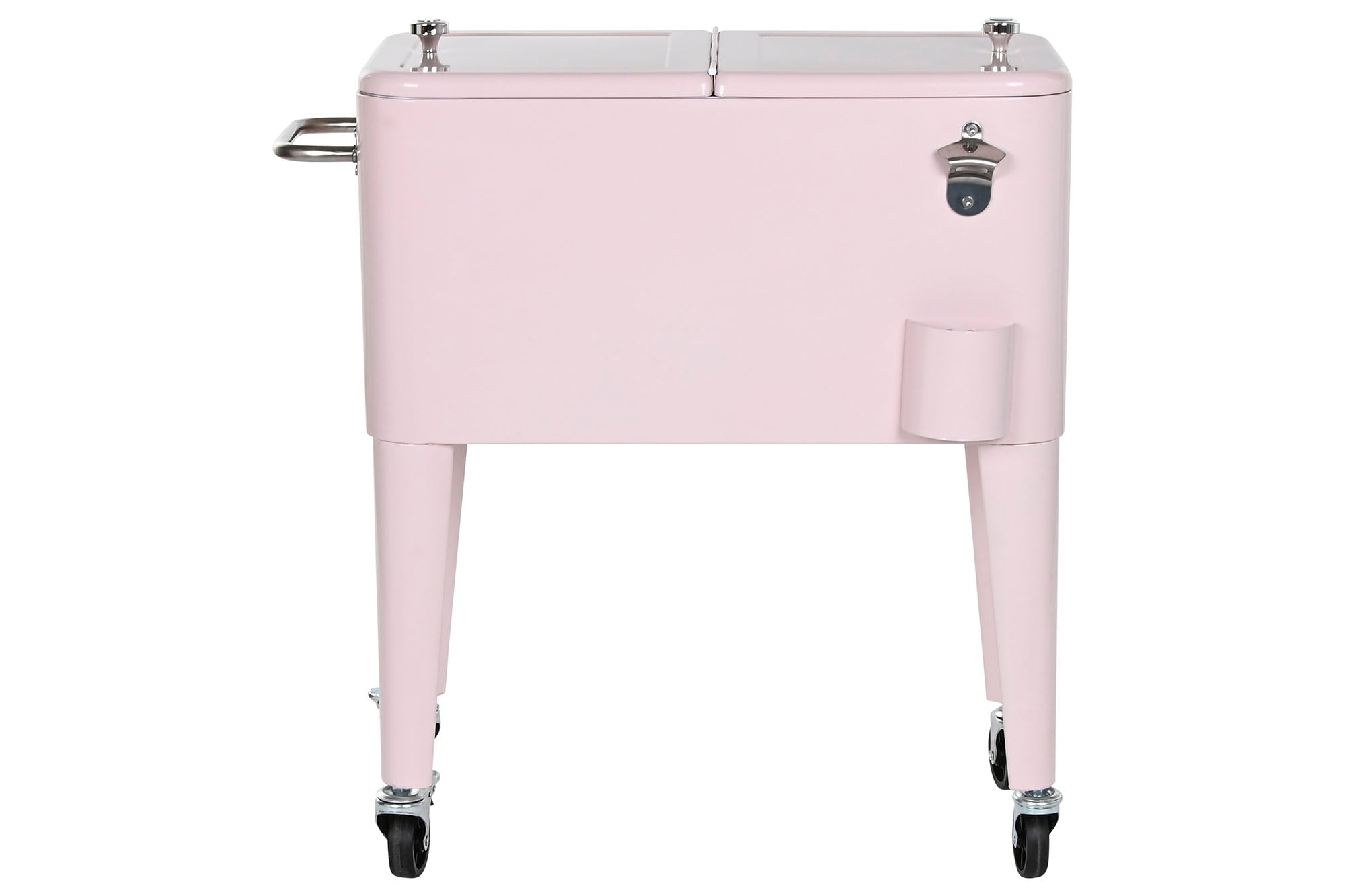 Nevera Acero Pp 74X43X80 56 Litros Rosa