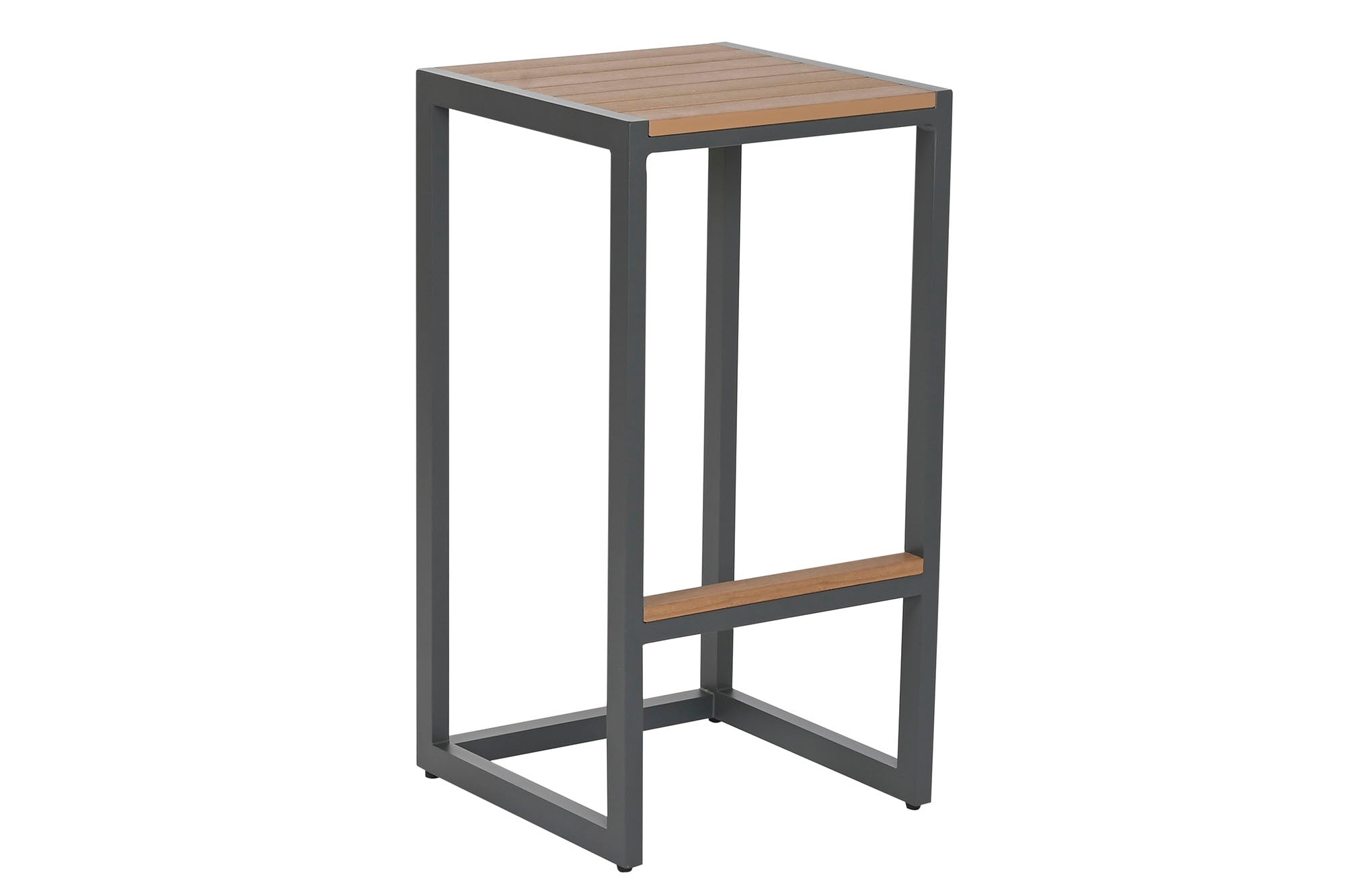 Isla Cocina Set 4 Aluminio 127X100X95 2 Taburetes