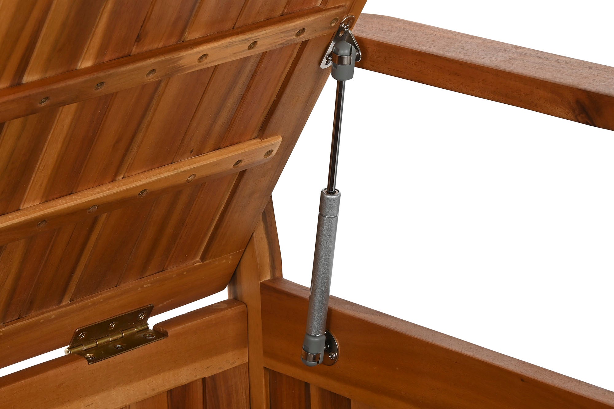 Banco Acacia 120X60X87 Con Tapa Natural Marron