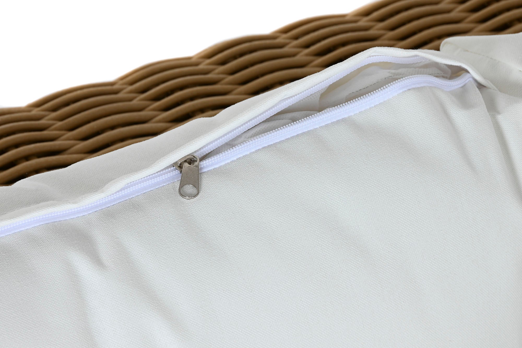 Poltrona de poliéster sintético rattan 111x87x63