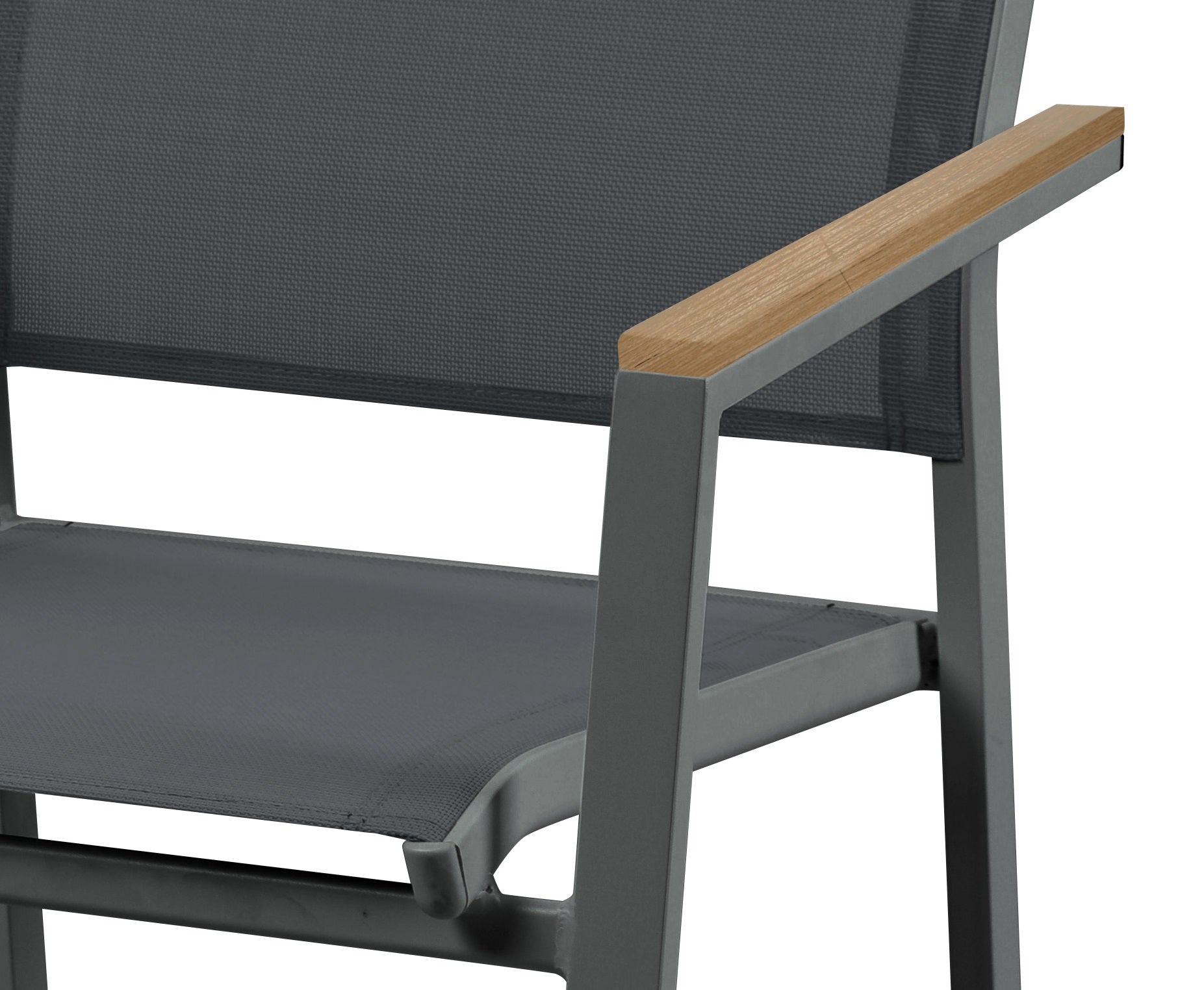 Silla Aluminio Resina 56X56X86