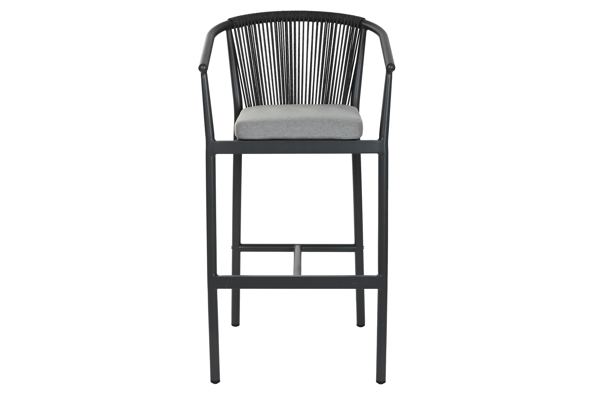 Aluminum Stool Synthetic Rattan 57X61X108
