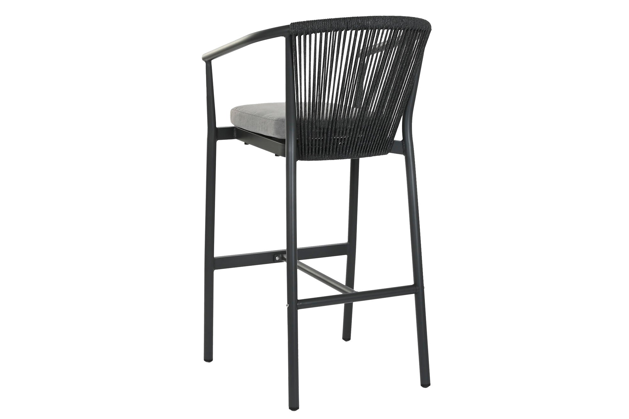 Aluminum Stool Synthetic Rattan 57X61X108
