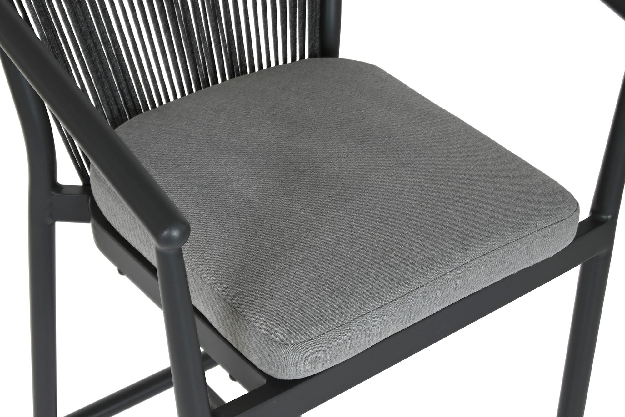 Taburete Aluminio Ratan Sintetico 57X61X108