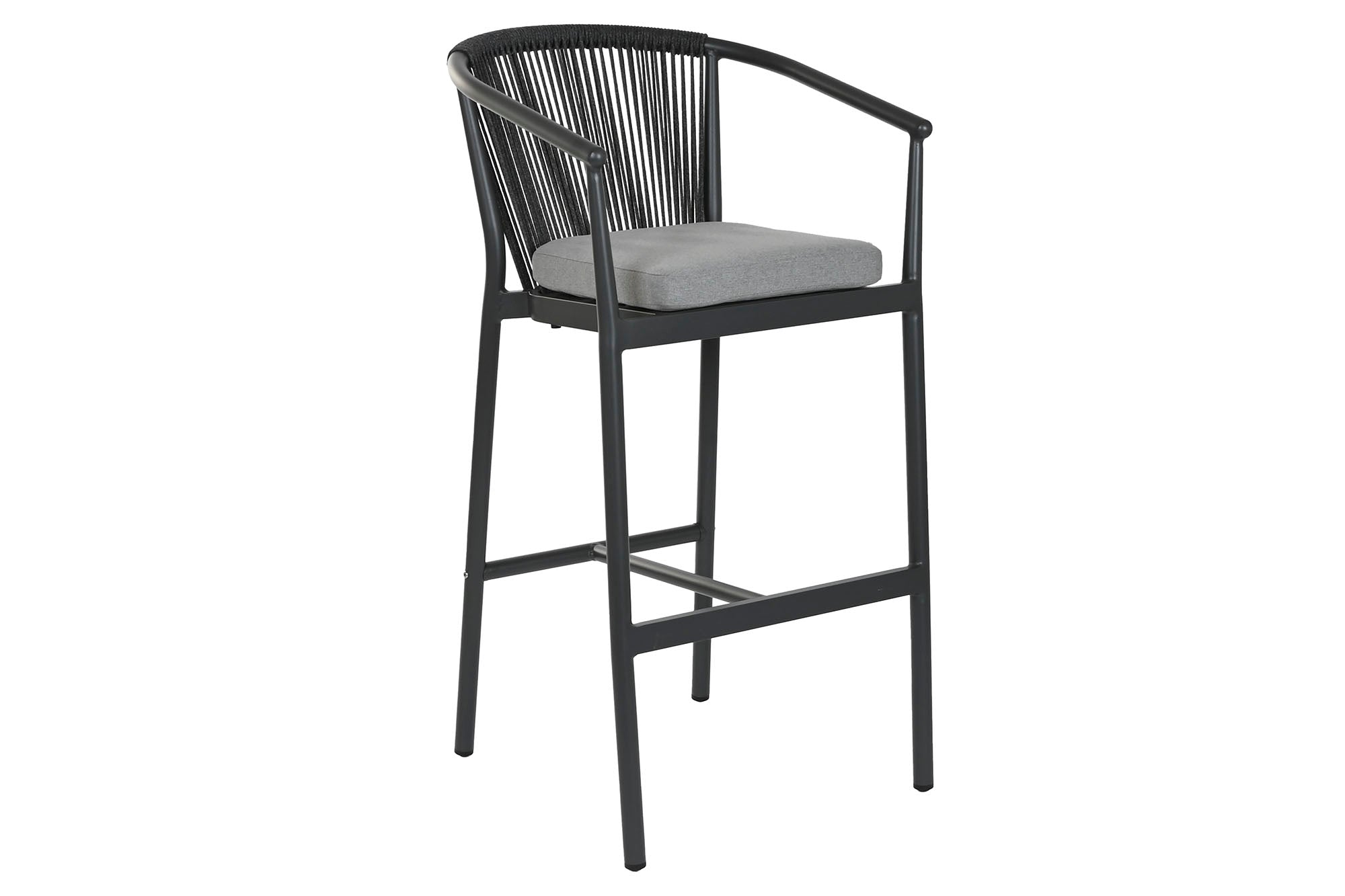 Aluminum Stool Synthetic Rattan 57X61X108