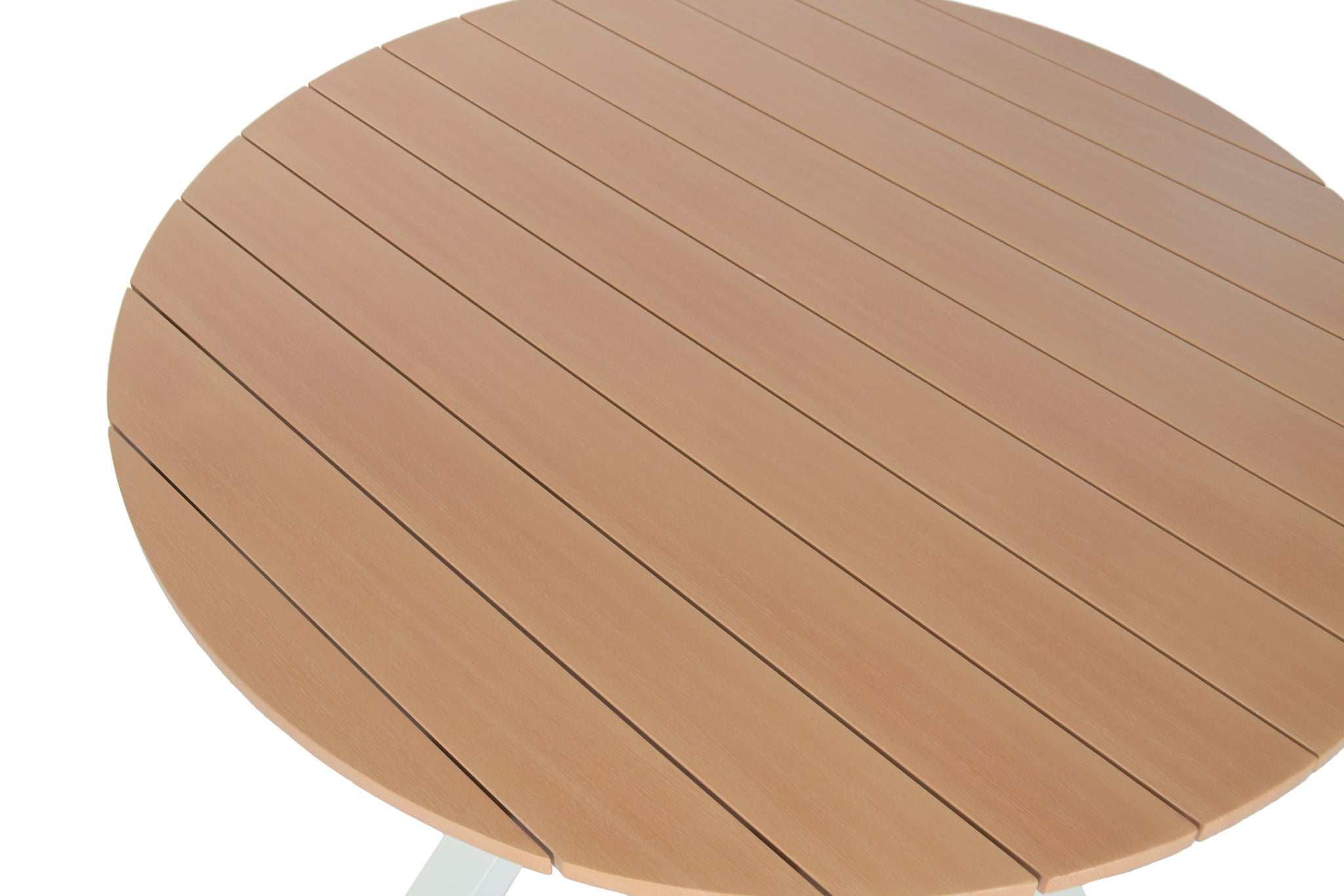 Mesa de Jantar Redonda de Alumínio 140X140X75 Branca