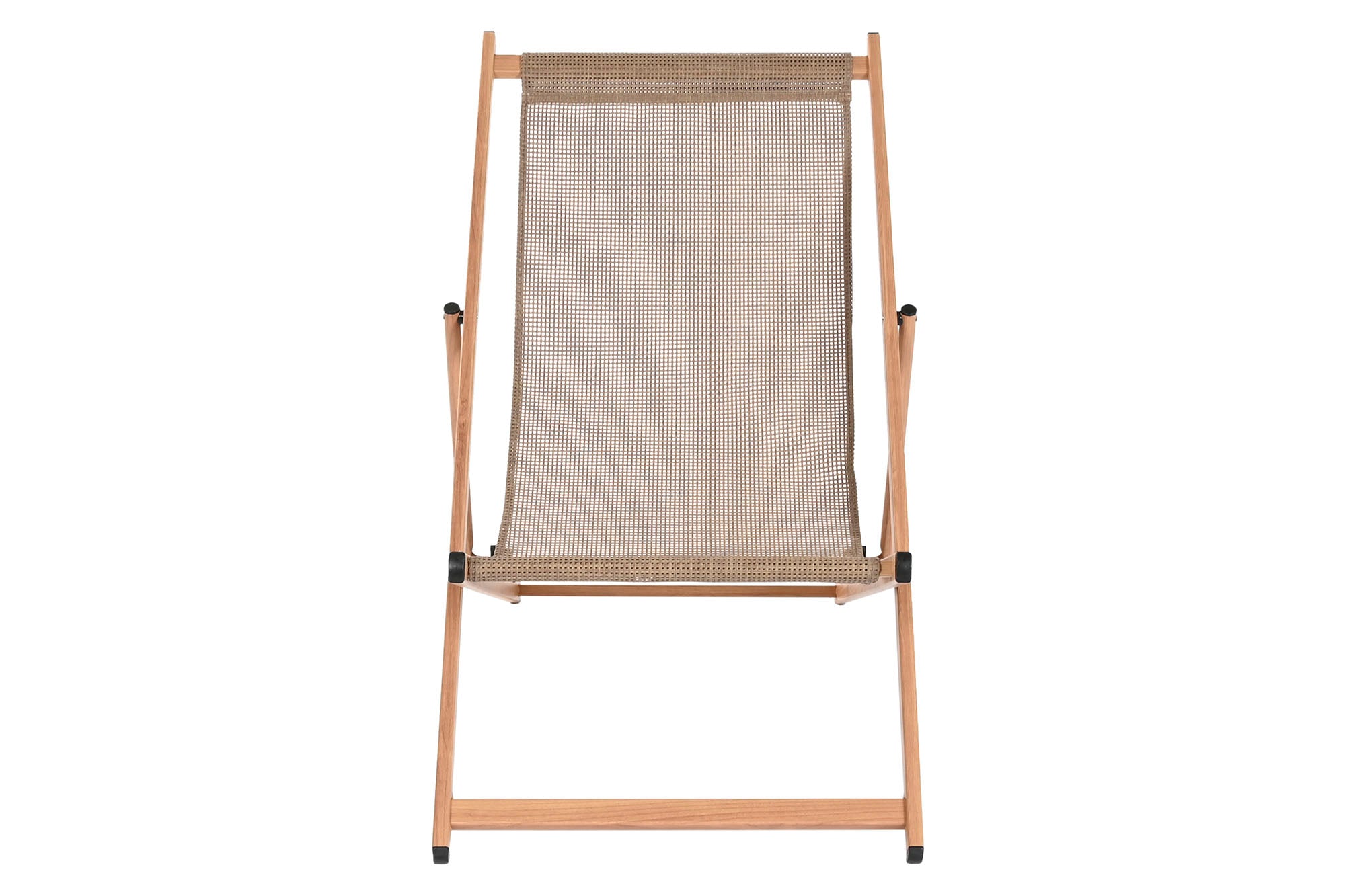 Espreguiçadeira de alumínio em rattan sintético 61x111,5x102