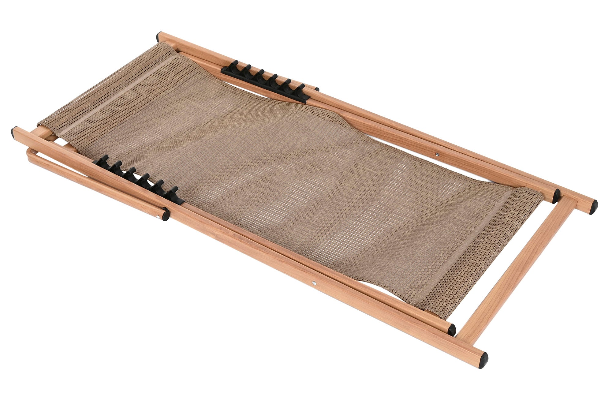Espreguiçadeira de alumínio em rattan sintético 61x111,5x102