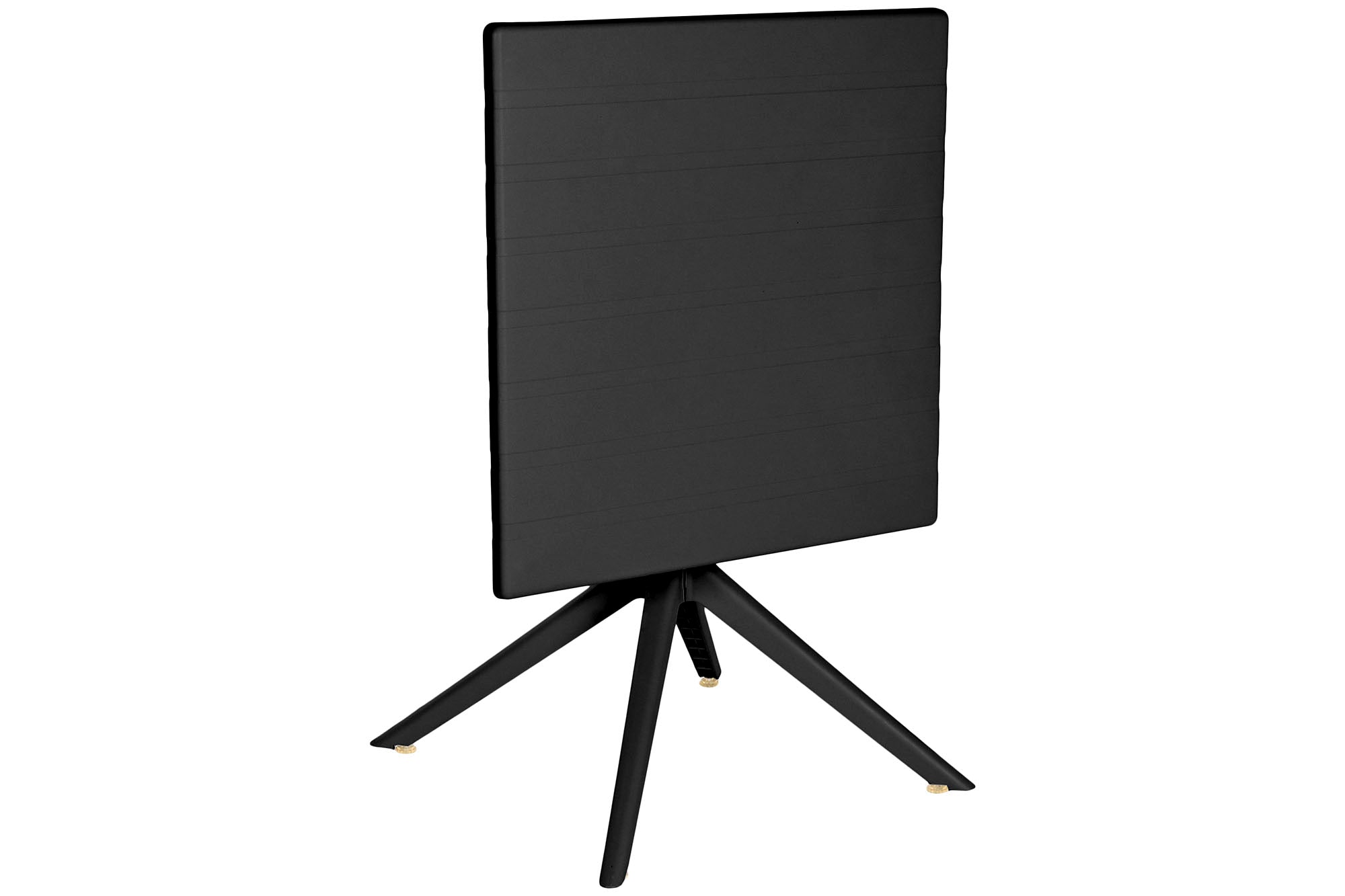 Mesa Metal Pp 70X70X75 Reciclado Negro