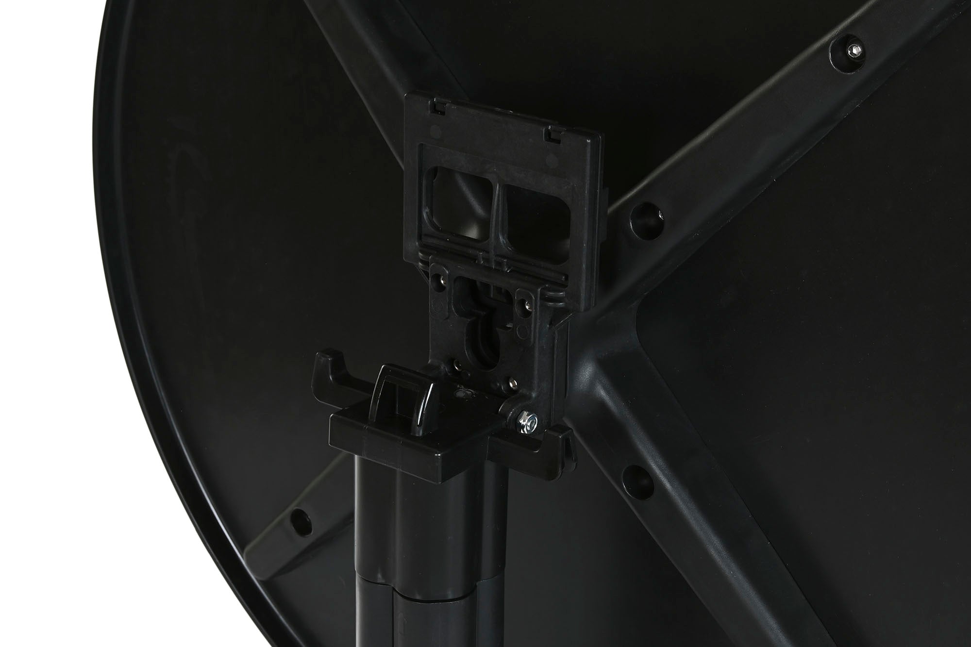 Mesa Metal Pp 80X80X75 Reciclado Negro