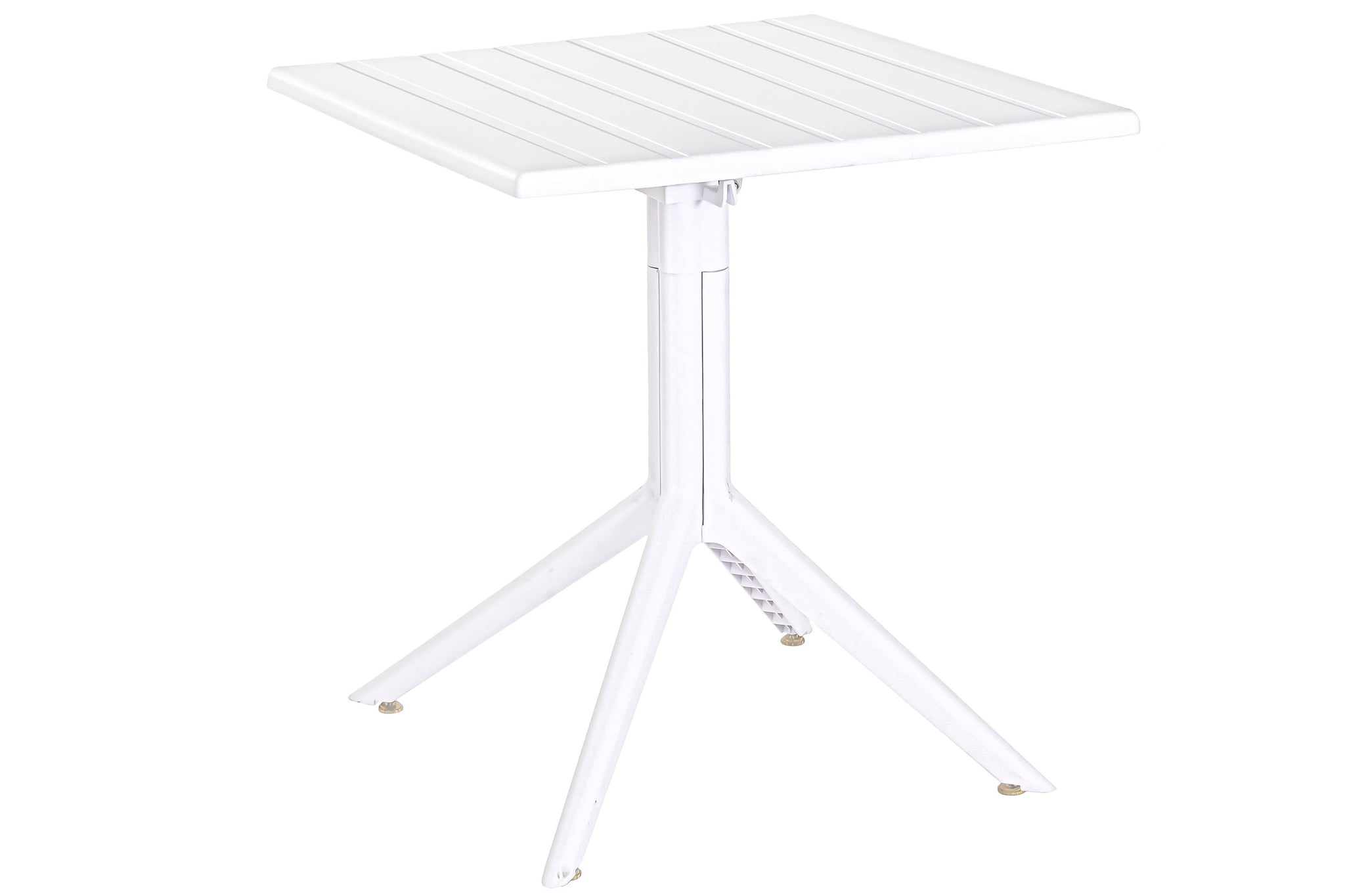 Mesa Metal Pp 70X70X75 Reciclado Blanco