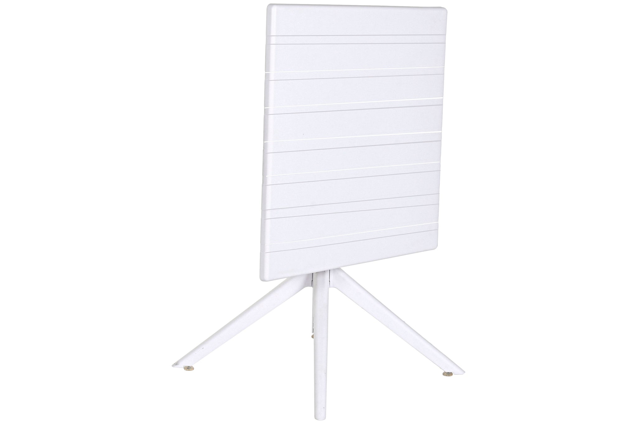 Mesa Metal Pp 70X70X75 Reciclado Blanco