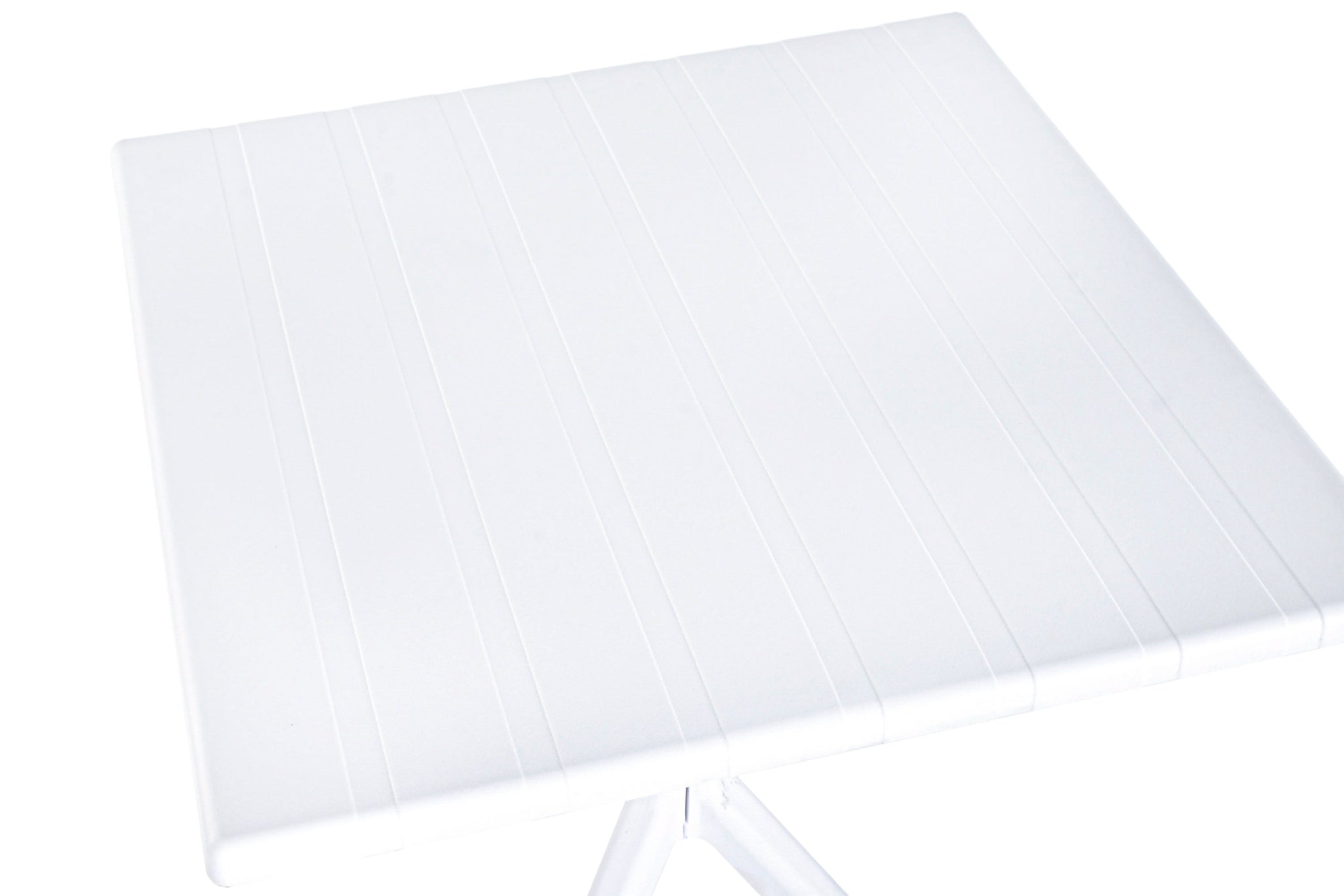 Mesa Metal Pp 70X70X75 Reciclado Blanco