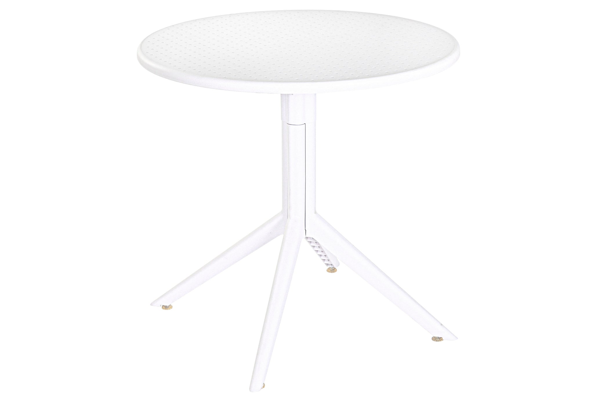 Mesa Metal Pp 80X80X75 Reciclado Blanco