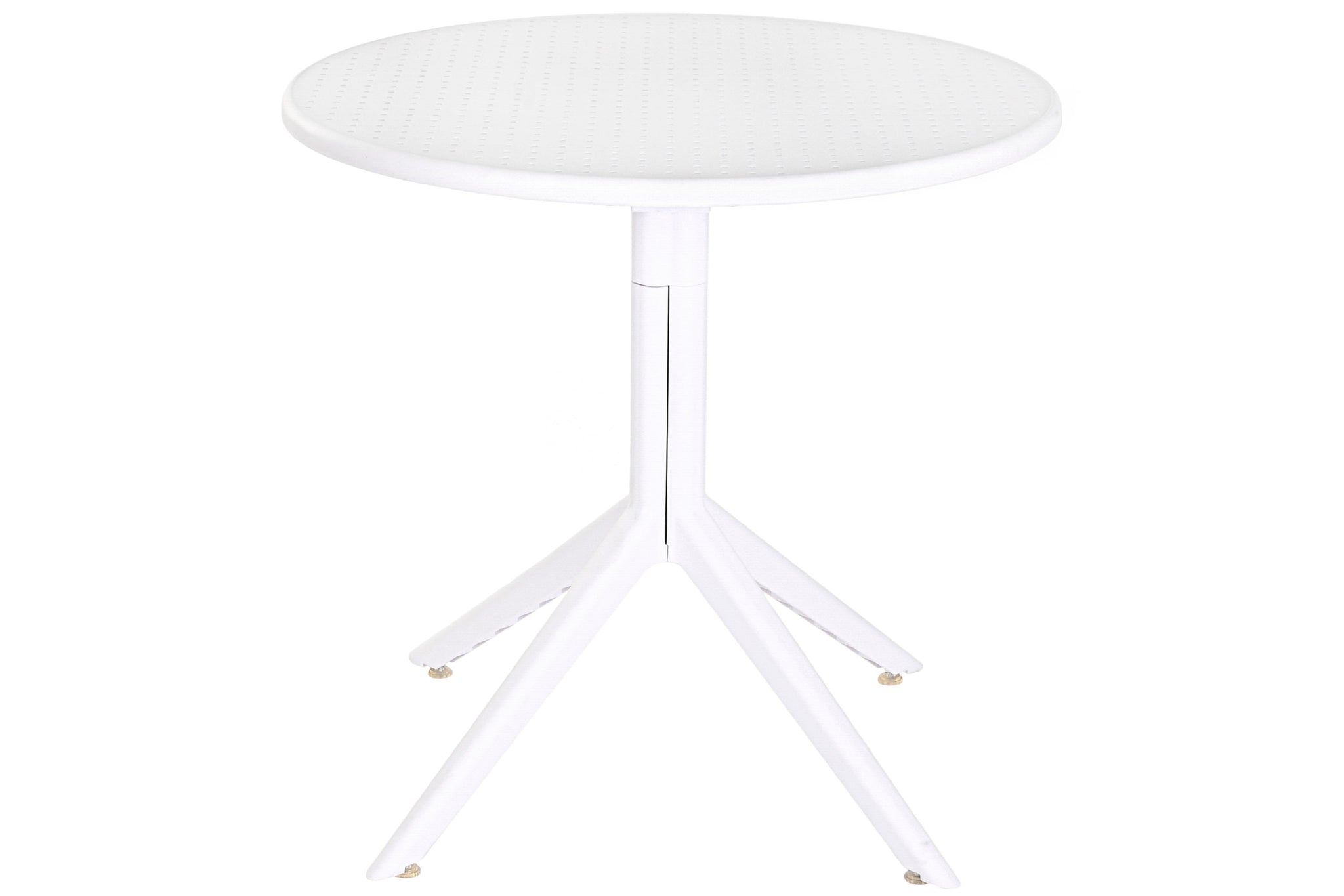Mesa Metal Pp 80X80X75 Reciclado Blanco