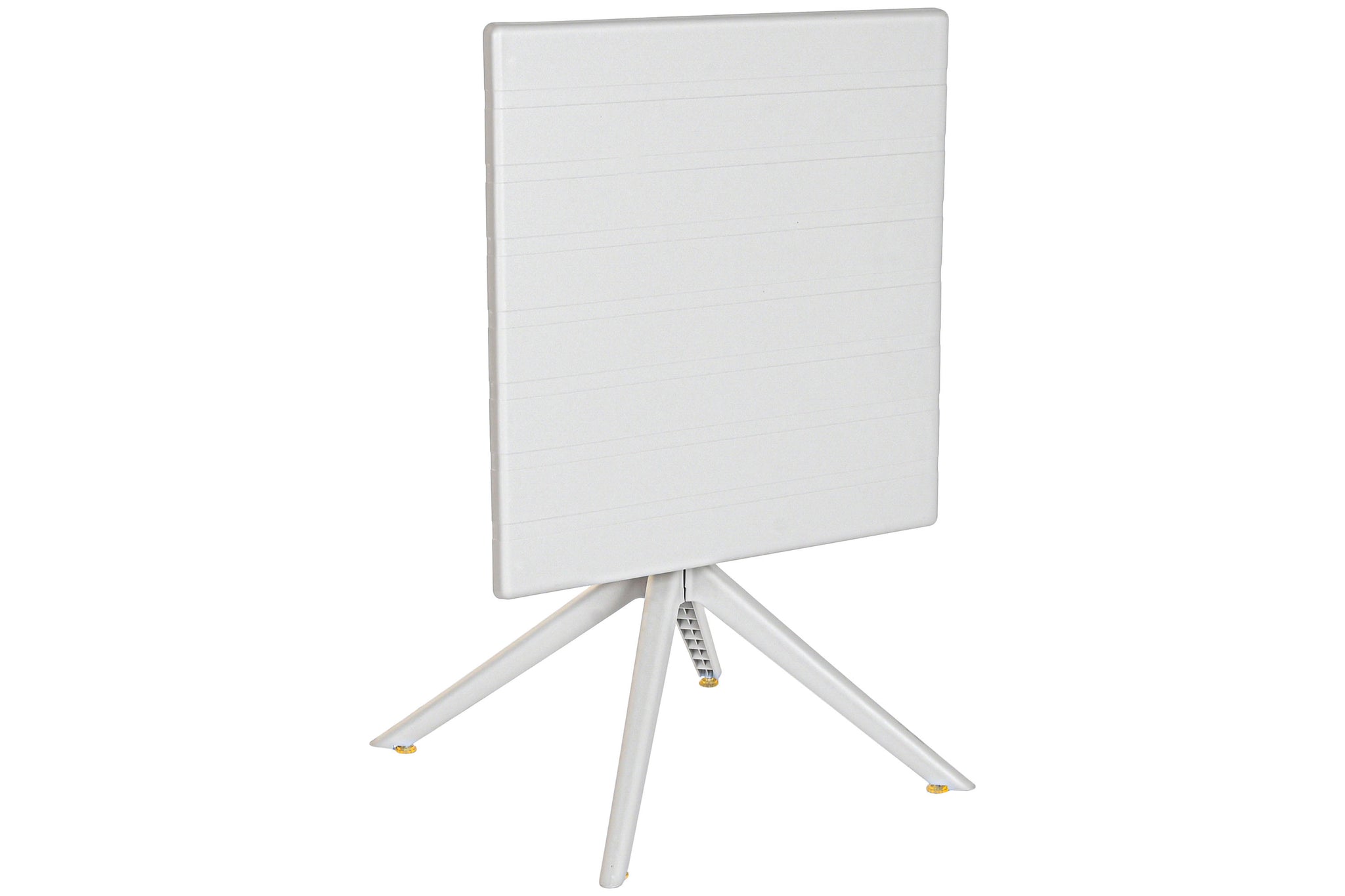 Mesa Metal Pp 70X70X75 Reciclado Gris