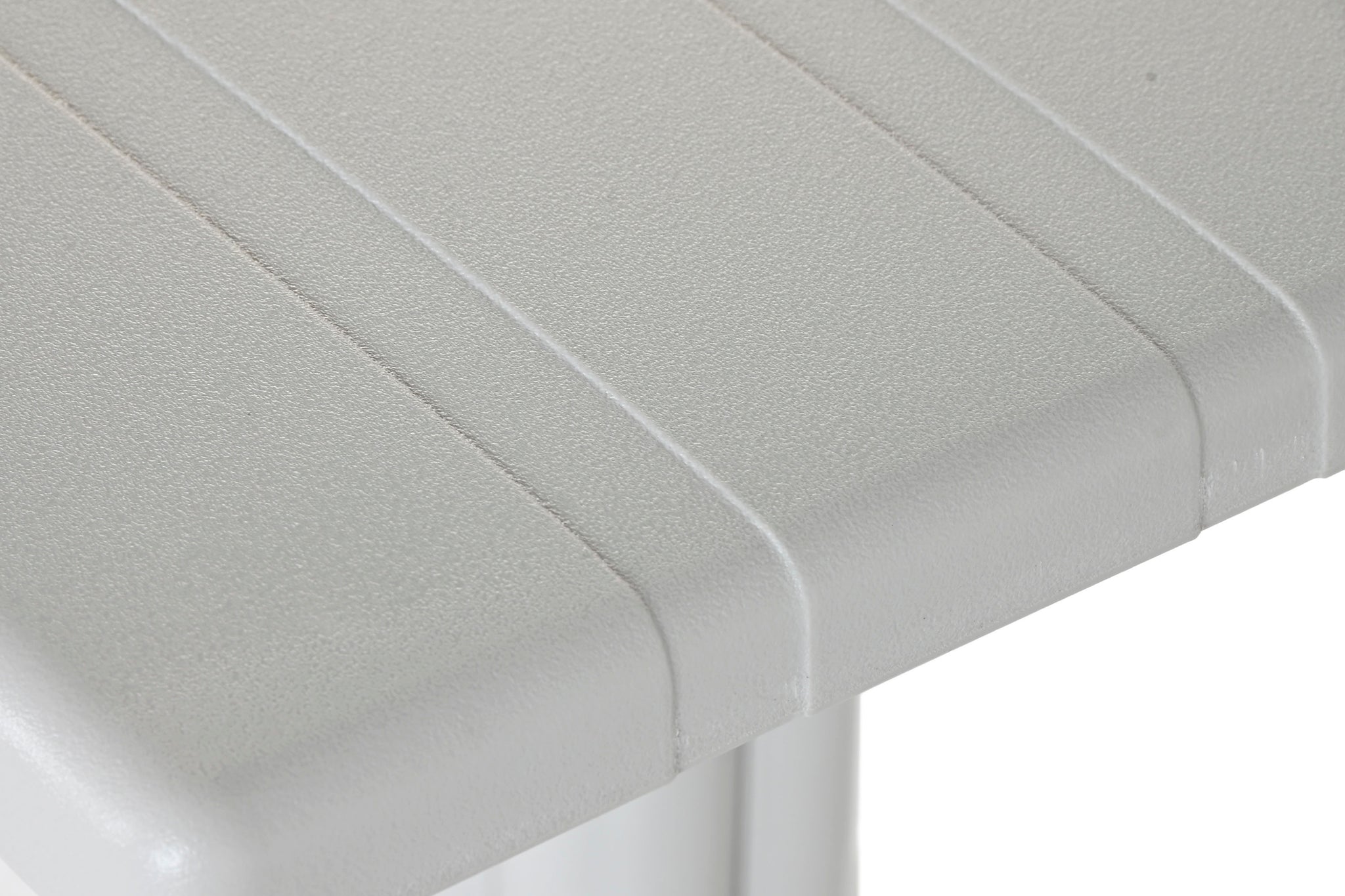 Mesa Metal Pp 70X70X75 Reciclado Gris